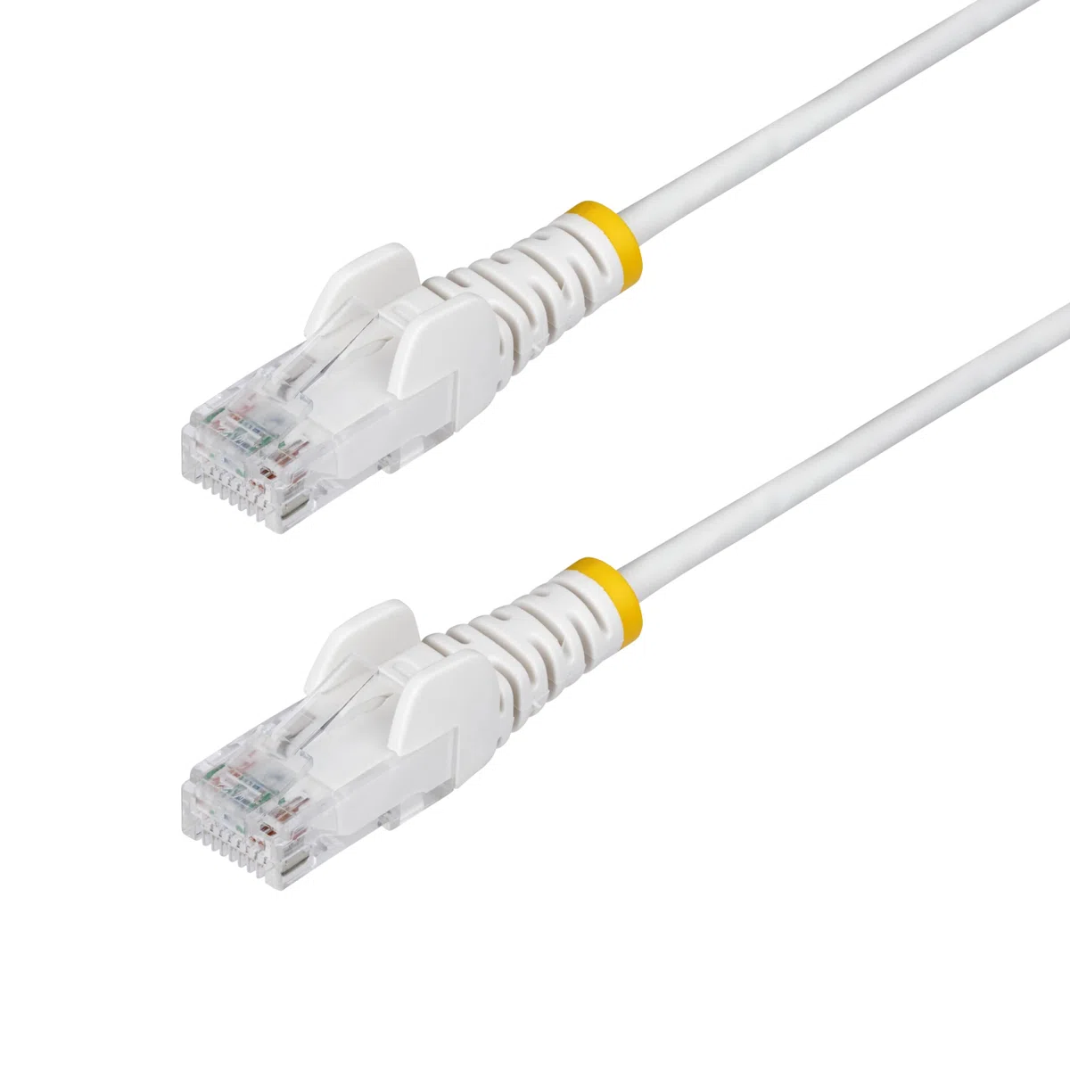 StarTech.com Cavo Ethernet CAT6 Bianco da 10m; Patch UTP con Plug RJ45 Antigroviglio, Cavo Lan Slim in Rame Puro 28AWG