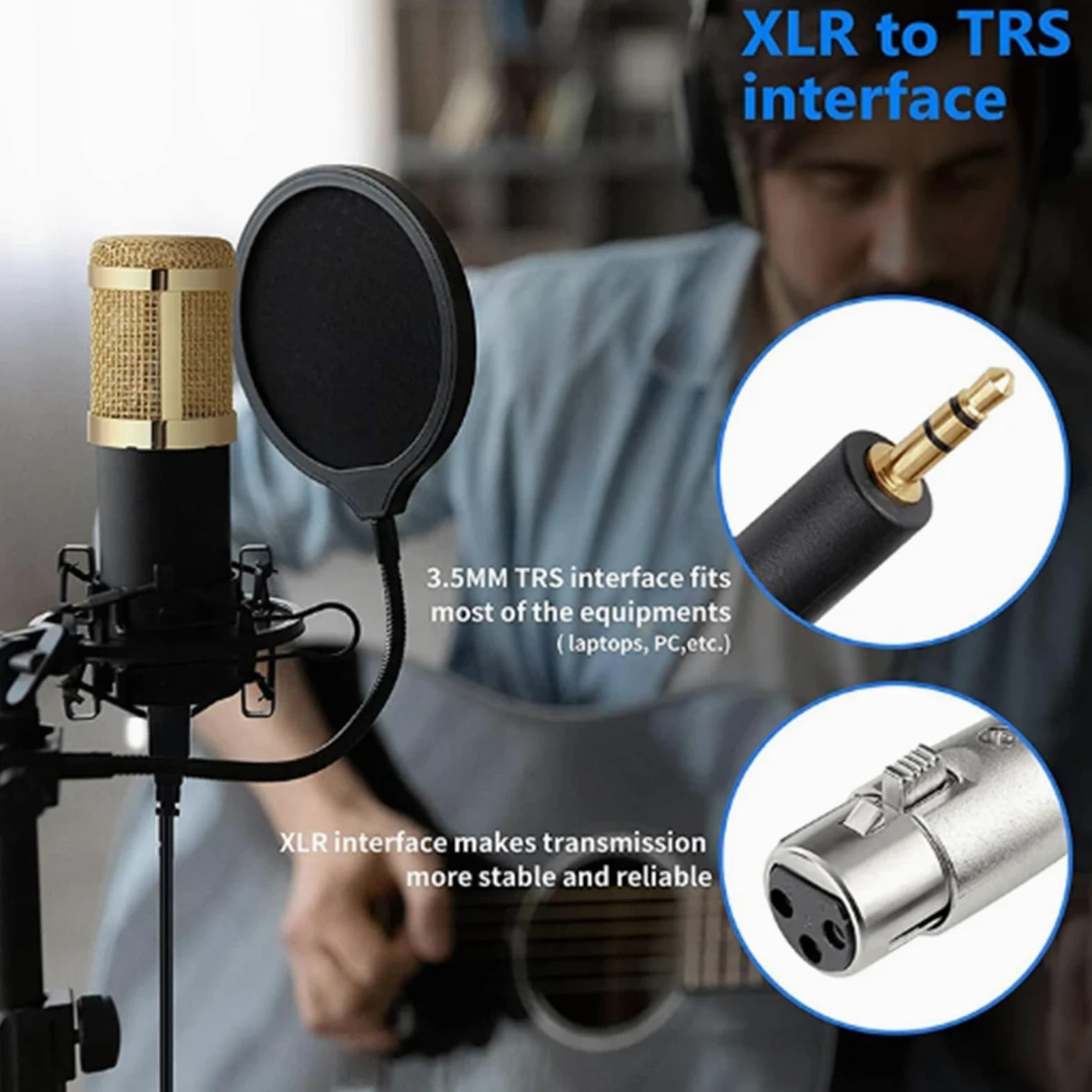 Attrezzatura Da Studio Di Registrazione Set scheda audio live streaming, | Multiuso Per Registrazione In Studio, Video Live, Podcast, Cantanti, Doppiatori