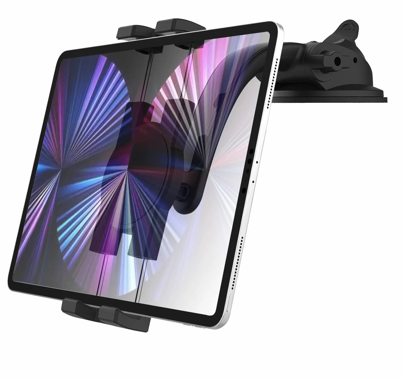 Oilcan Supporto da cruscotto per tablet da auto, con ventosa e braccio regolabile per iPad Mini Air Pro, iPhone, Samsung Tab, Lenovo, Huawei ecc. (4-12,9 pollici)