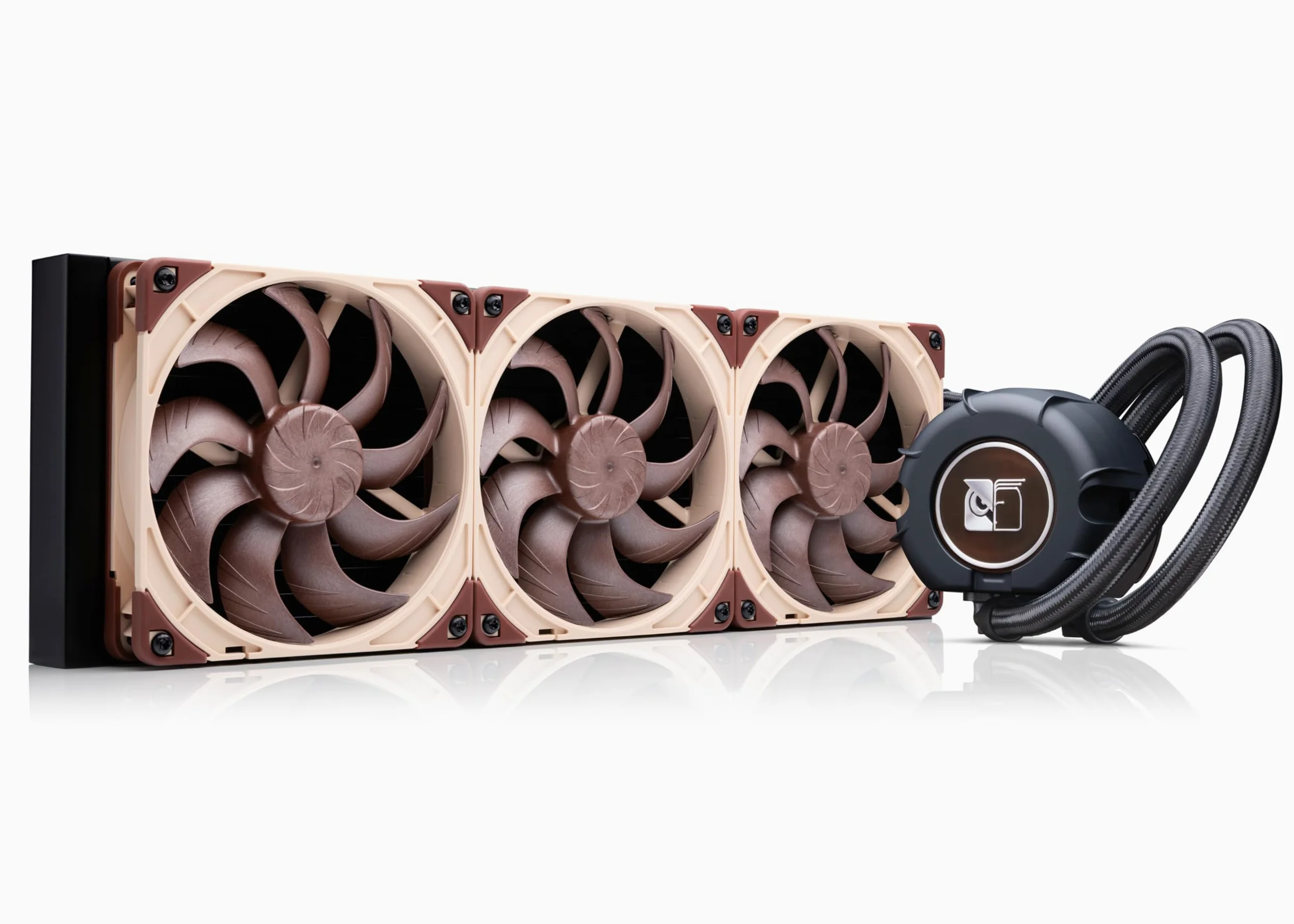 Noctua NL-LC1-42 da 420 mm Dissipatore a Liquido All-in-One (AIO) Silenzioso per CPU AMD AM5 e Intel LGA1851/LGA1700 (Nero, Marrone, Beige)