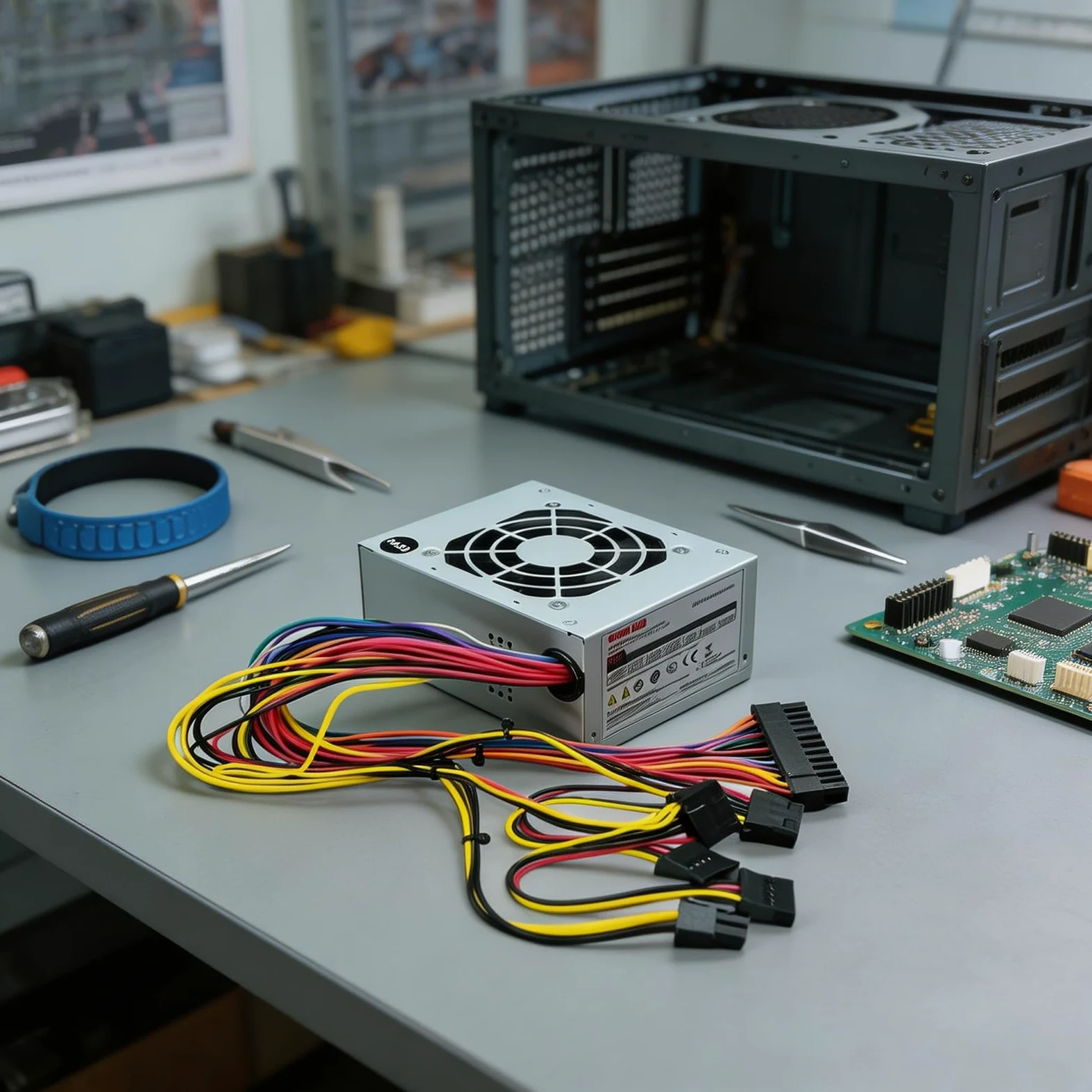 Generico Alimentatore per Computer MATX250 da 250 W con Ampia compatibilità tensioni per Alimentatore Compatto per Case Computer