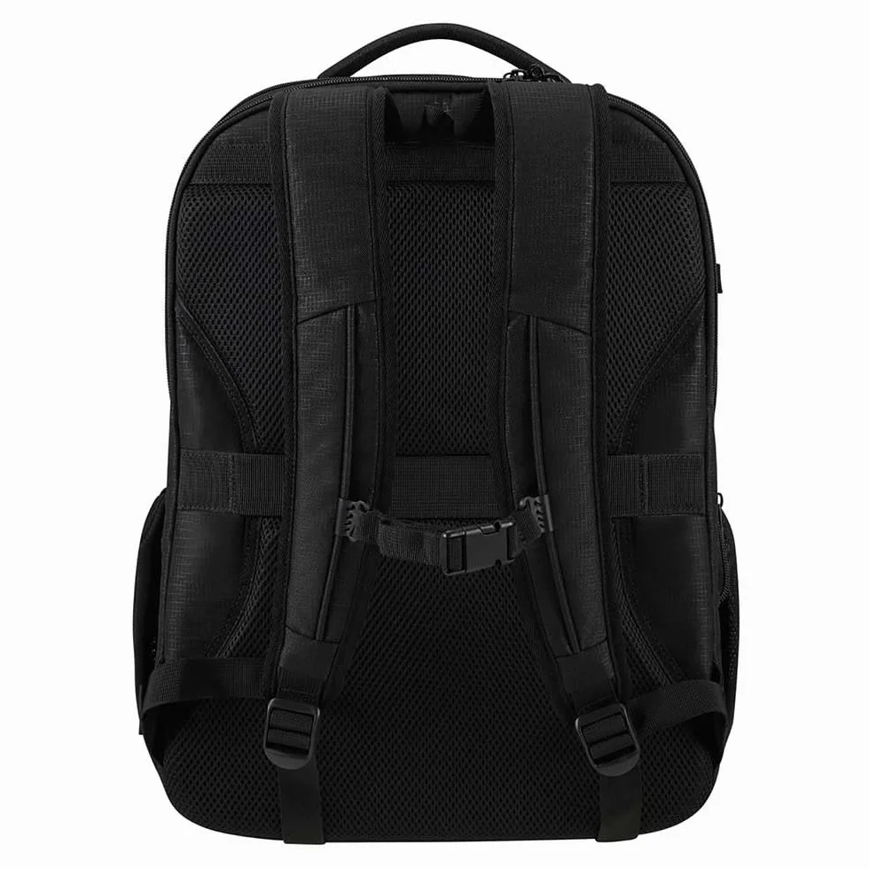 Samsonite Roader - Zaino PC Espandibile 17.3 Pollici, 46 cm, 31.5/39.5 L, Nero (Deep Black)