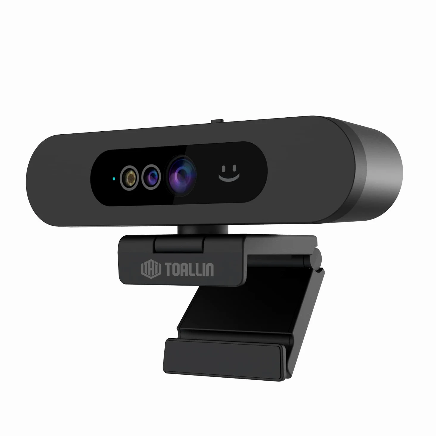 TOALLIN Webcam 1080P per Windows Hello, Fotocamera per riconoscimento facciale, Web cam compatibile con Windows Hello con microfono, Fotocamera per computer, Webcam grandangolare per videochiamate
