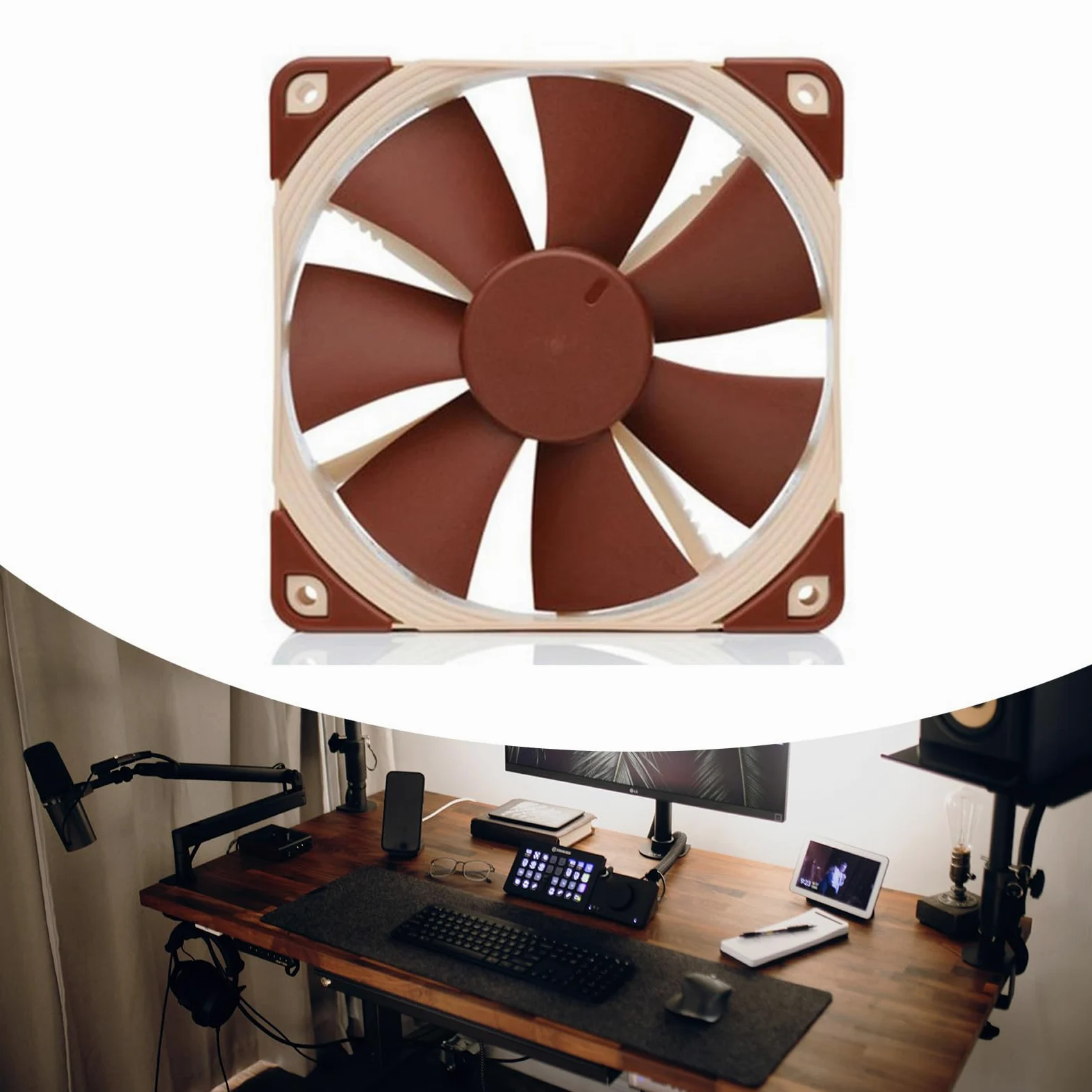 2 120mm 5V 4Pin 1500RPM Computer Ventola di Raffreddamento Sostituzione, Caso per Desktop/Apparecchiature di Rete Computer