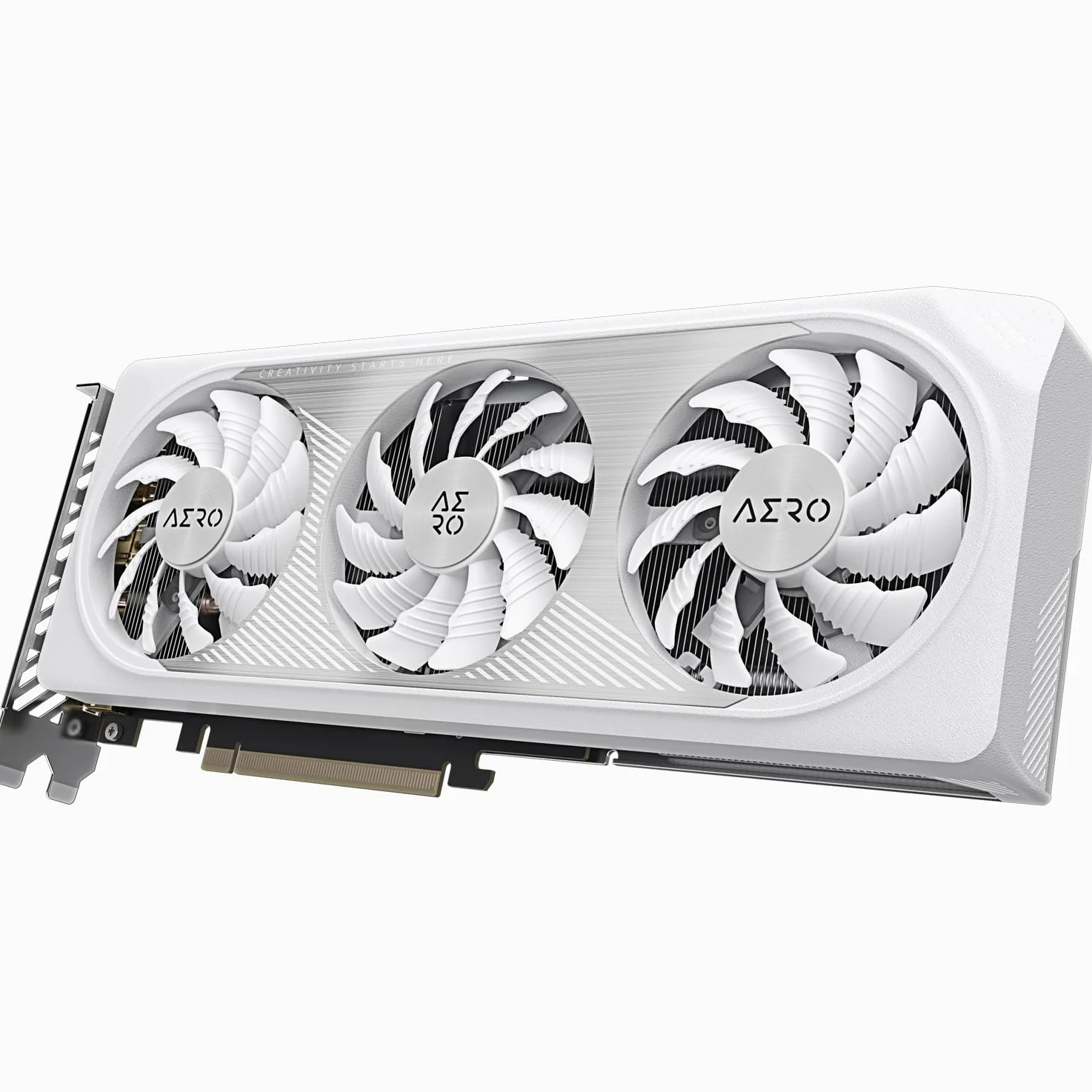 Gigabyte NVIDIA GeForce RTX 4060 AERO OC Scheda grafica - 8GB GDDR6, 128-bit, PCI-E 4.0, 2550MHz Core Clock, 2x DP 1.4, 2x HDMI 2.1a, NVIDIA DLSS 3 - GV-N4060AERO OC-8GD
