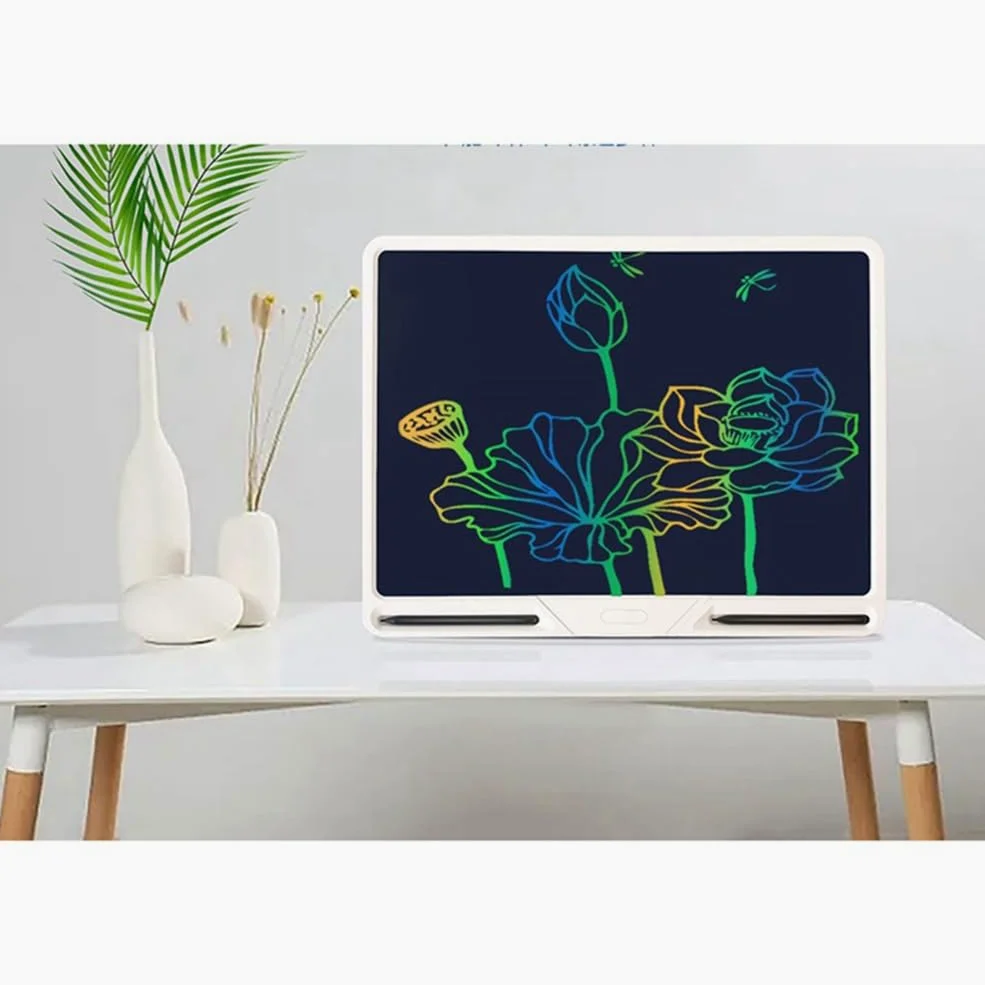 Tavolo da Disegno Elettronico LCD Ricaricabile da 20 Pollici Tavolo da Disegno Colorato Tavolo da Disegno per Scrittura A Mano Graffiti, Durevole Facile Installazione