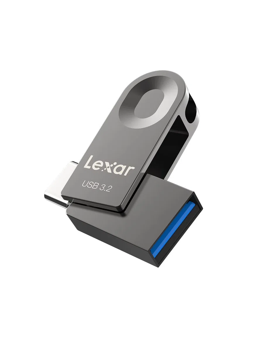 Lexar 64GB Dual Drive USB 3.2 Gen 1 Pen Drive, USB Type C and Type A Connectors, Supports OTG Tablet, Mac and Computer, Laptop, Car, TV, Smartphone, Android