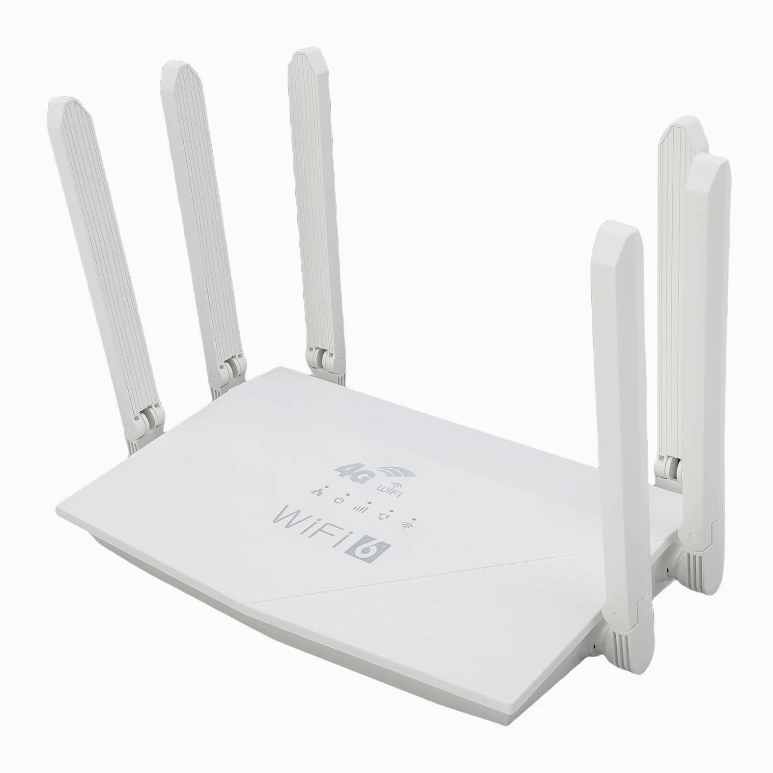 Zunate Router WiFi 6 Scheda SIM 4G LTE |Router Wireless CPE da 300 Mbps con 6 Antenne per Viaggi all'aperto in Rete Domestica