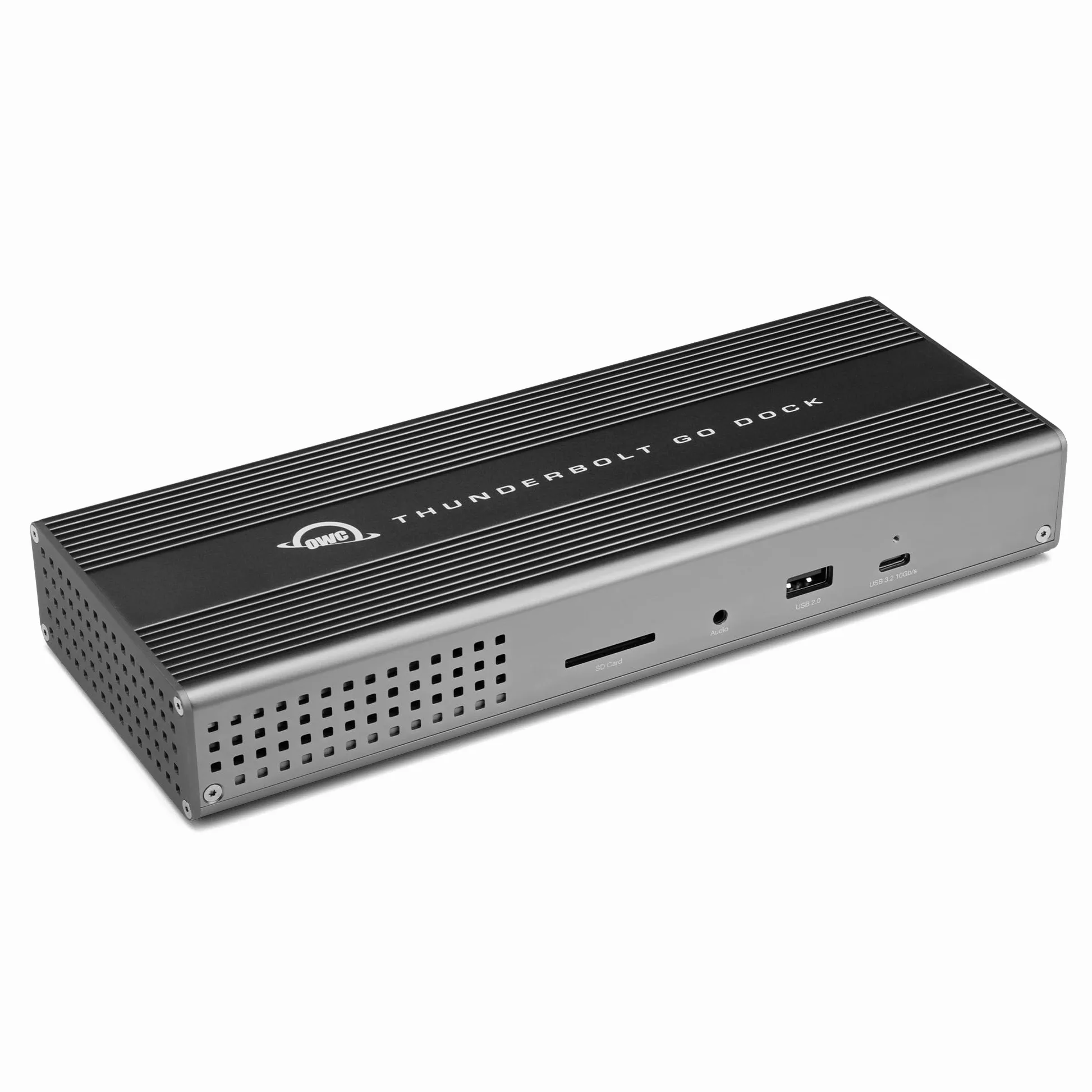 OWC Thunderbolt Go Dock, 11 porte, Thunderbolt 4, alimentatore integrato, ricarica da 90 W, compatibile con iPad, Mac Thunderbolt e USB-C, PC, Chromebook e dispositivi Android, OWCTB4DKG11P