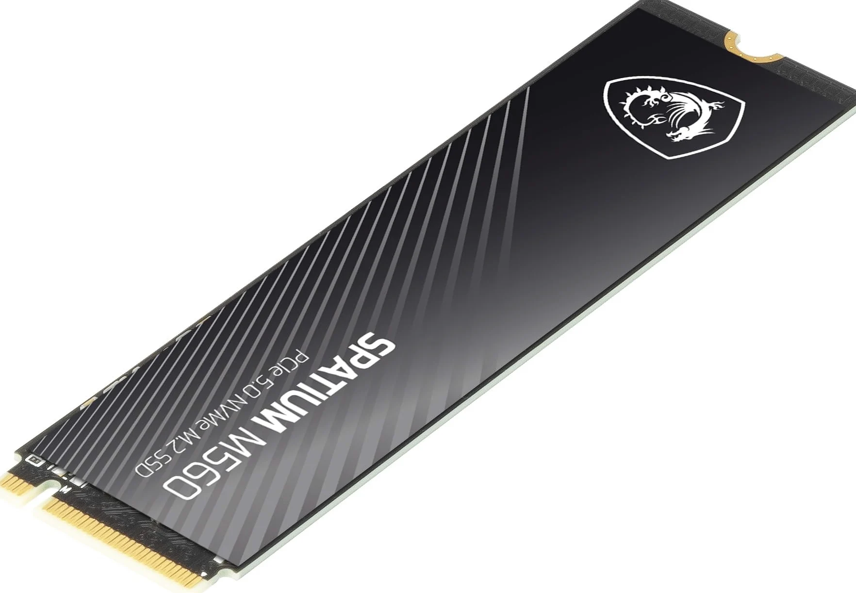 MSI SSD portatile SPATIUM M560 PCIe 5.0 NVMe M.2 da 1 TB, unità a stato solido esterna da 1 TB, velocità fino a 10200 MB/s, USB-C, archiviazione affidabile per giochi, studenti, professionisti, nero