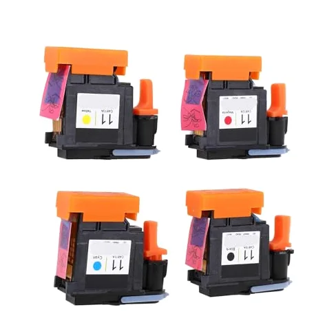 Sostituzione della Testina di Stampa Ad Alta Risoluzione per DesignJet 100 110 111 500 510 800 813 850 - Set di Testa della Stampante Giallo Ciano Magenta