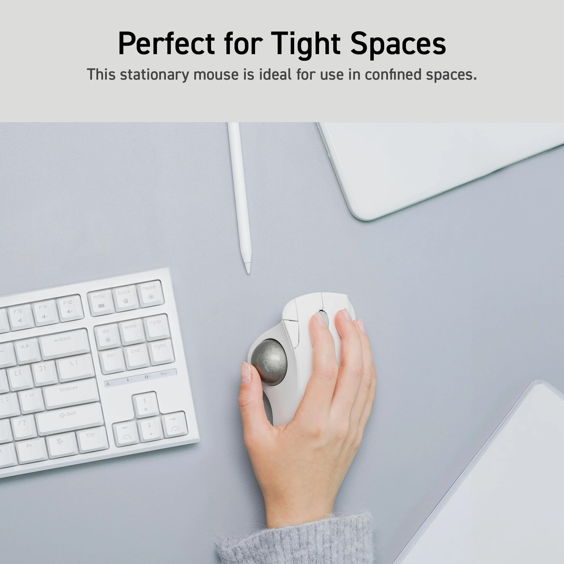 Elecom IST M-IT11BRBK - Mouse trackball wireless, Bluetooth, design ergonomico, cuscinetto a sfera per PC/laptop, Windows11/MacOS, iPadOS/Android, nero