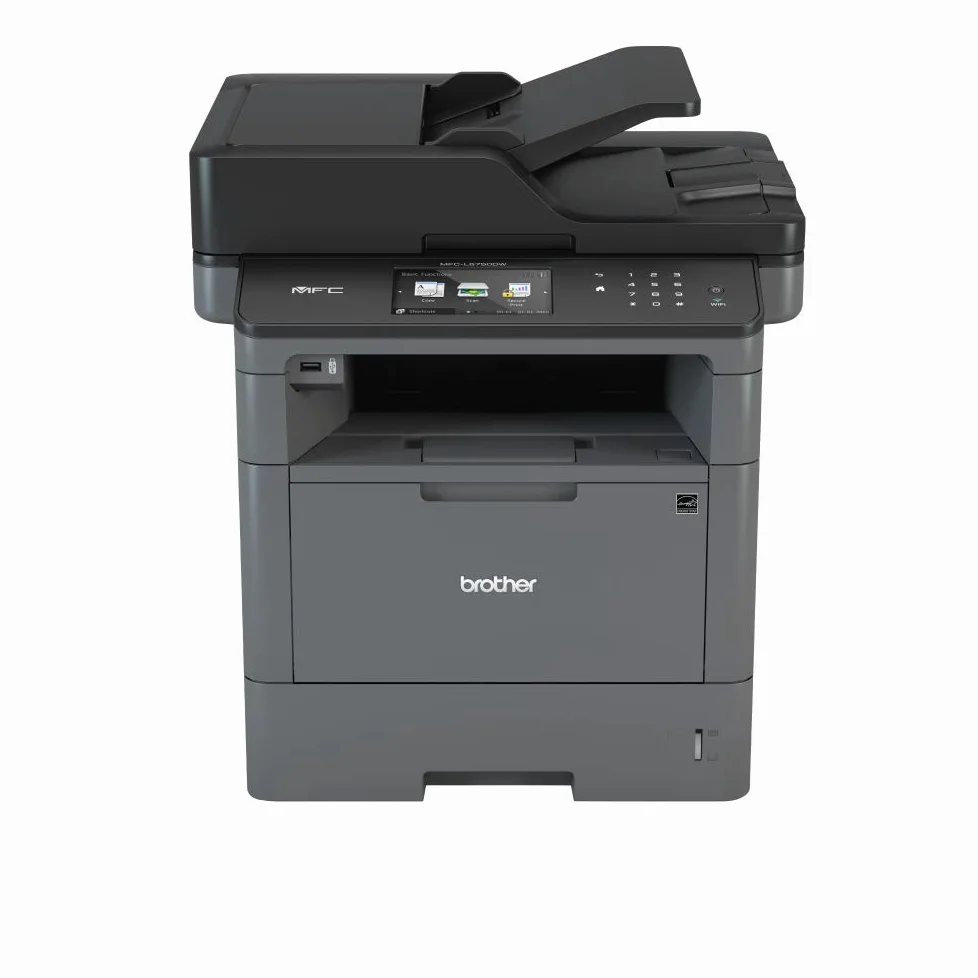 Brother MFCL5750DW Stampante Multifunzione Laser con Fax, Bianco e Nero, 40 ppm, Rete Cablata, Wi-Fi, Stampa, Copia e Scansione Fronte/Retro Automatica, Display (Ricondizionato)