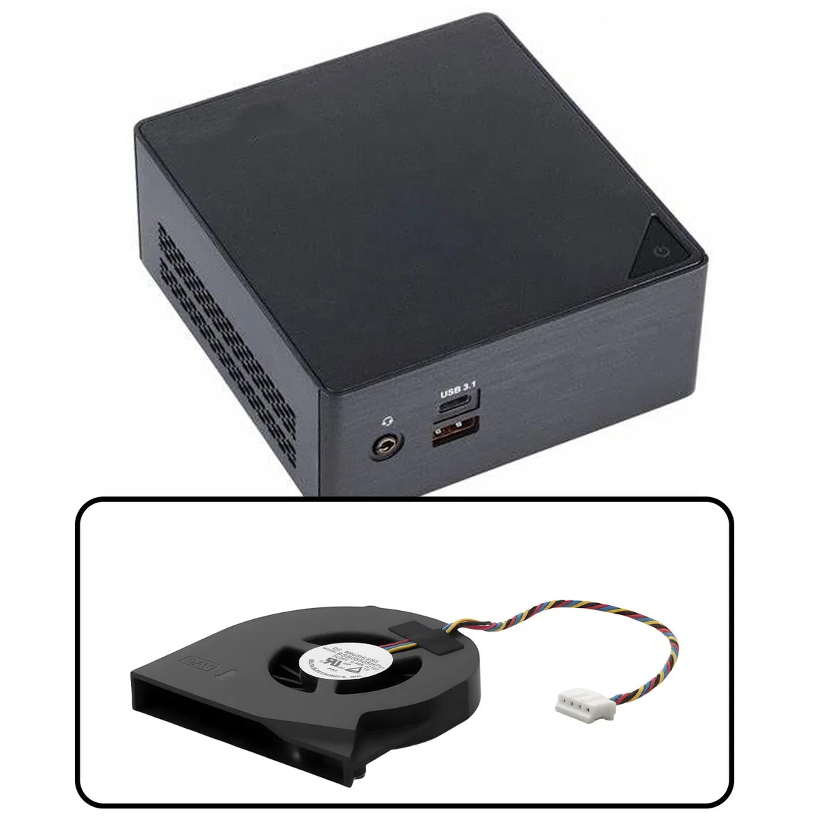 EMSea Ventola di raffreddamento del computer GPU Cooler BSB05505HP-SM compatibile con BRIX BKi5HA-7200