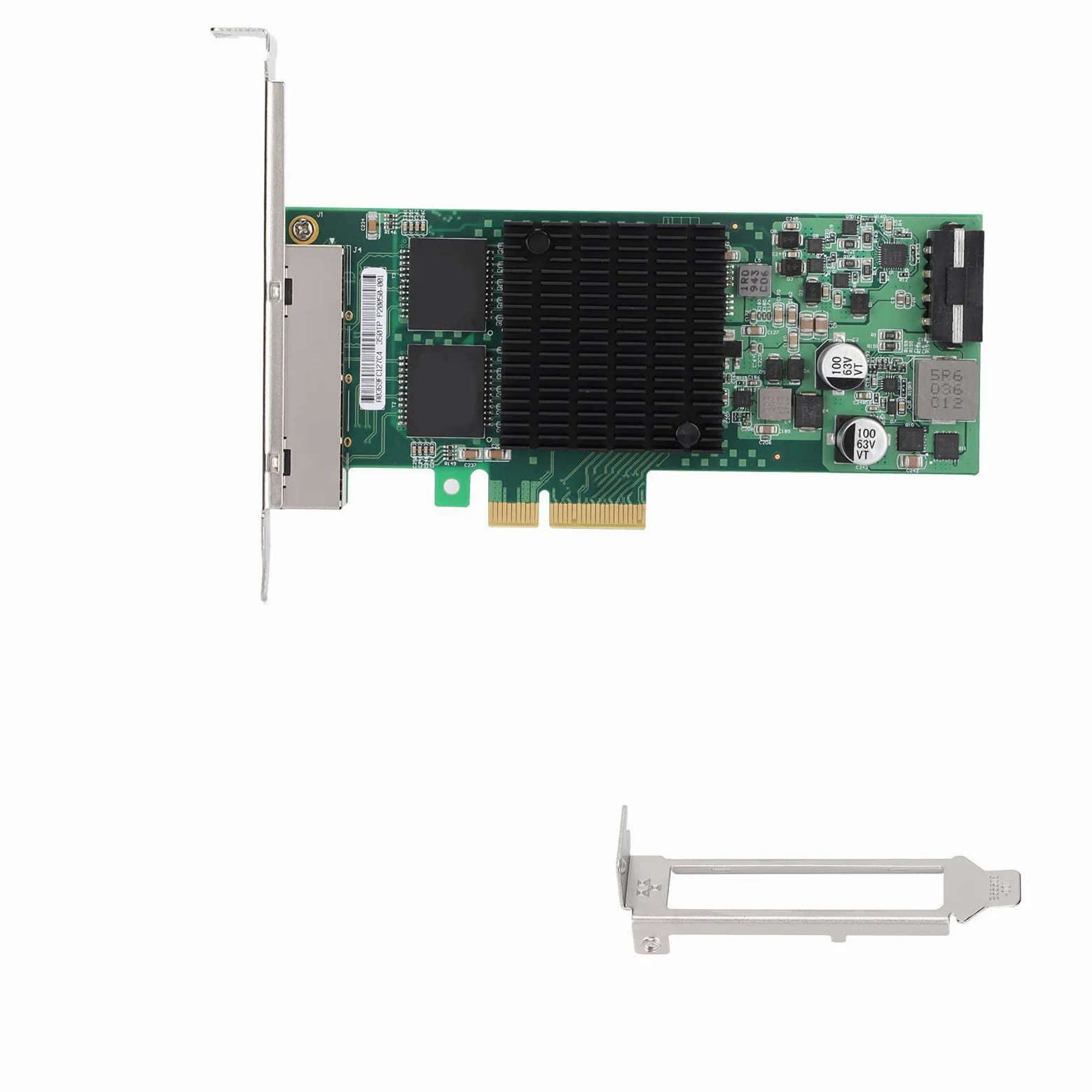 Scheda di Rete 4 Interfacce R45 Adattatore Ethernet Affidabile per