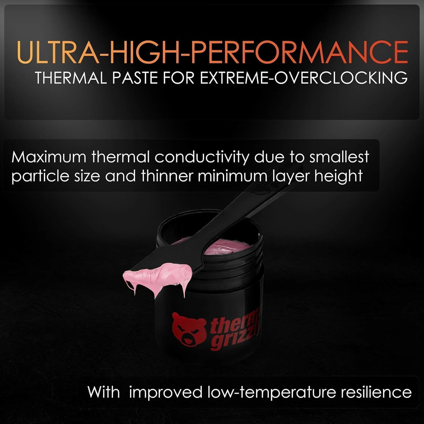Thermal Grizzly Kryonaut Extreme - 6 grammi Combo - Pasta termica ad alte prestazioni con 12 salviette per la pulizia, 6 bagnate e 6 asciutte, per la massima conducibilità termica durante l'overclock