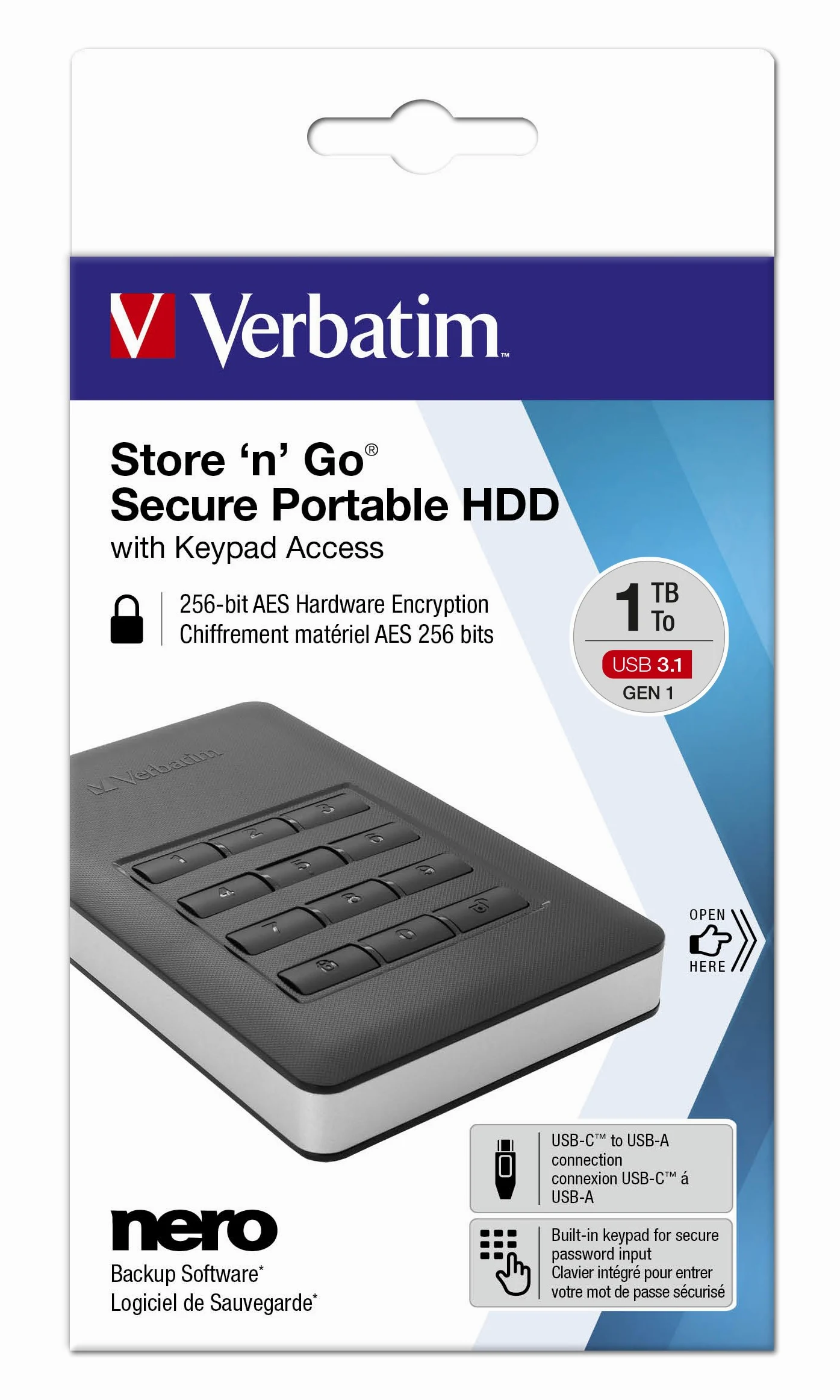 Verbatim 53401 Store`n`go Secure HardDisk