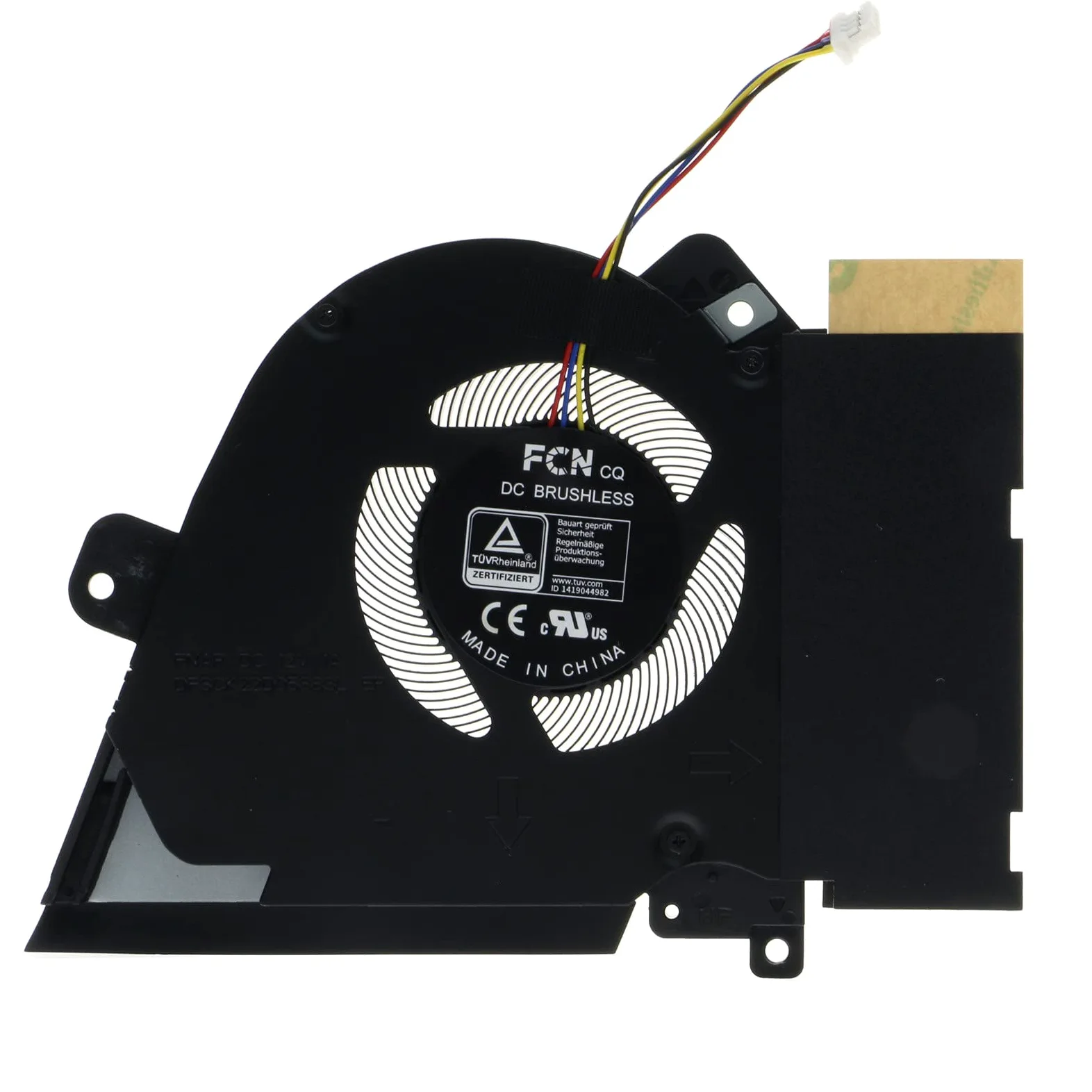 CPU GPU Ventola di Raffreddamento per ASUS TUF Dash F15 FX516 FX516P Aria RTX3070 12V 1A FNAQ 13NR0760P01011 DFSCK221151817 FNAR 13NR0760P02011 DFSCK20 883L