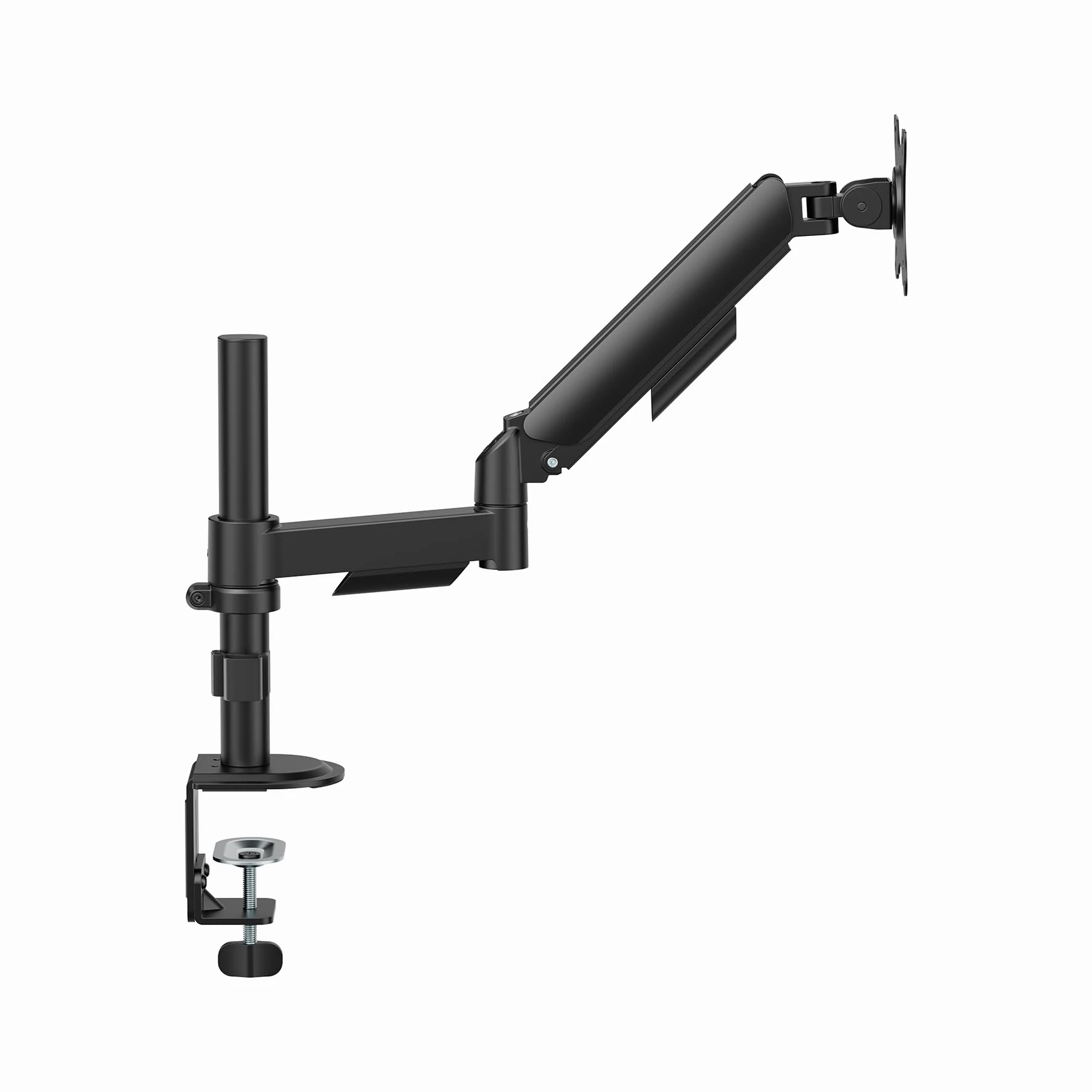 KIMEX Supporto schermo PC 1 schermo 17"-32" con asta nero 015-2703