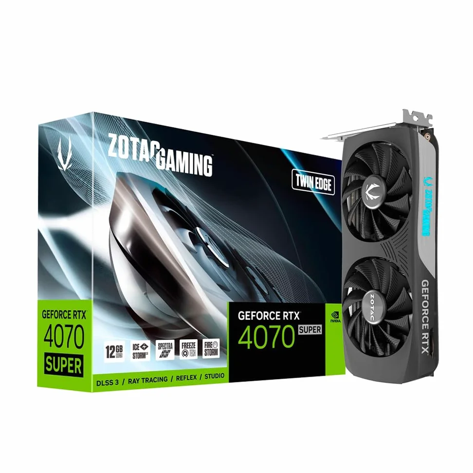 Zotac GEFORCE RTX 4070 SUPER Twin Edge 12GB
