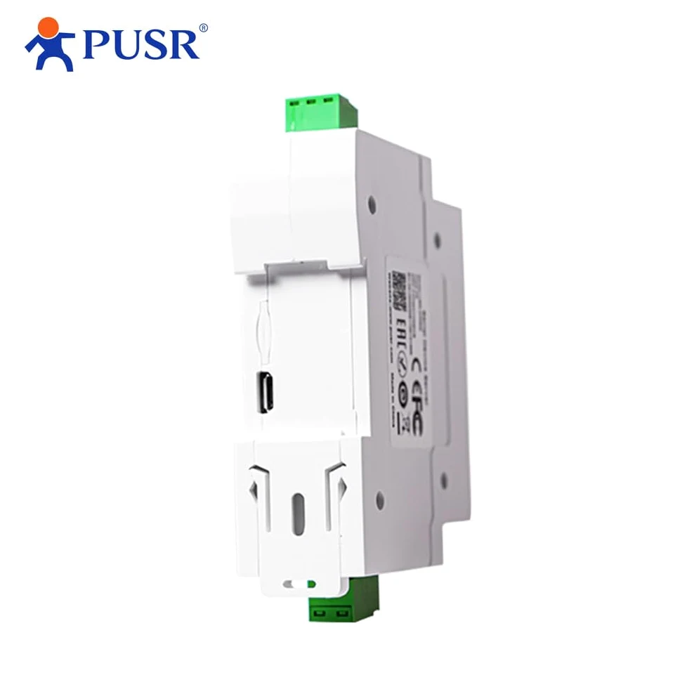Din Rail Convertitore da RS485 a Ethernet da Modbus RTU Modbus Gateway Trasmette i dati in modo trasparente tra IP e RS485 Pagina Web definita dall'utente USR-DR302