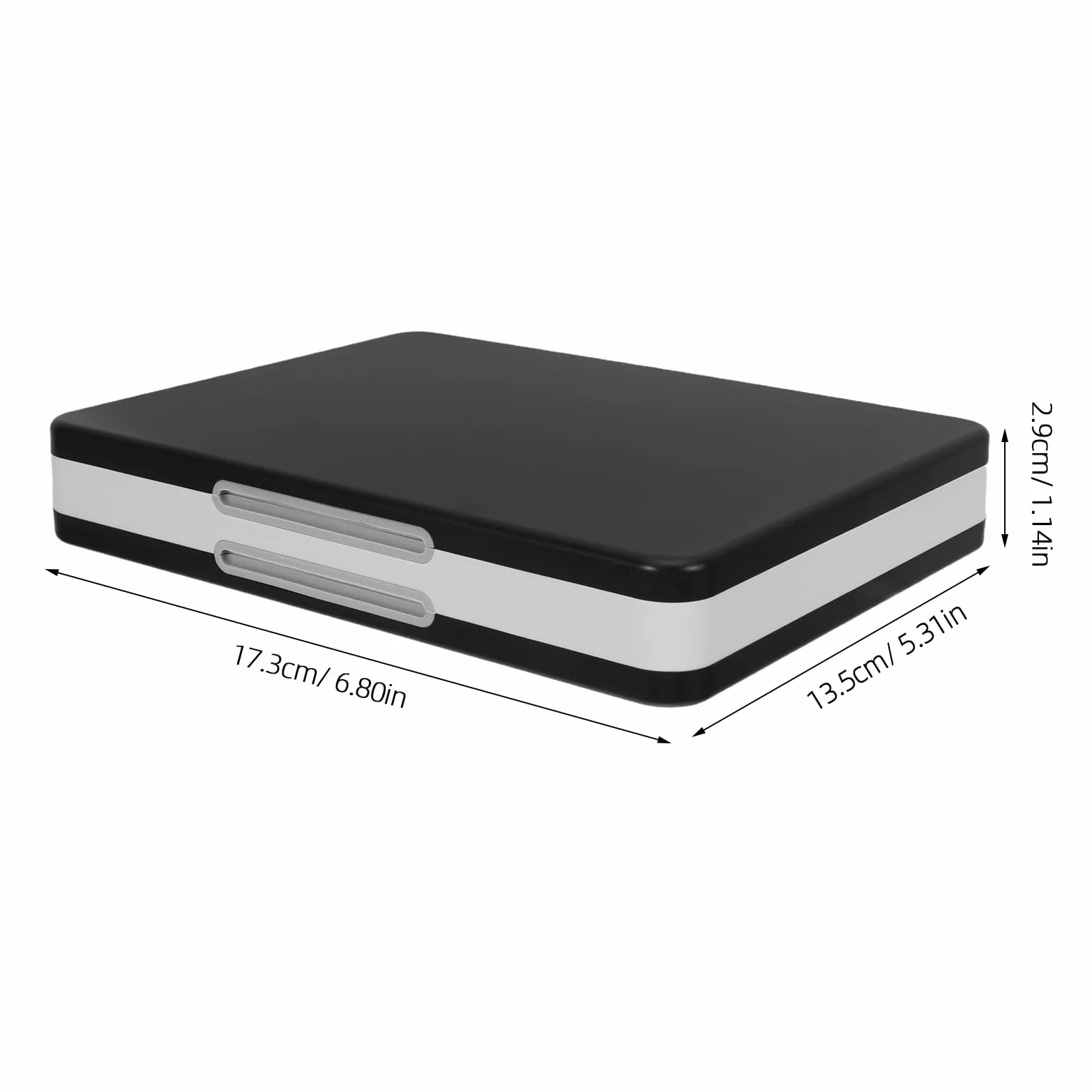 Scatola Porta Carte da Gioco 48 Scomparti con Chiusura Magnetica, Custodia Rigida in Abs e Silicone, Organizer Portatile Leggero per Console Switch, Adatta e Viaggi