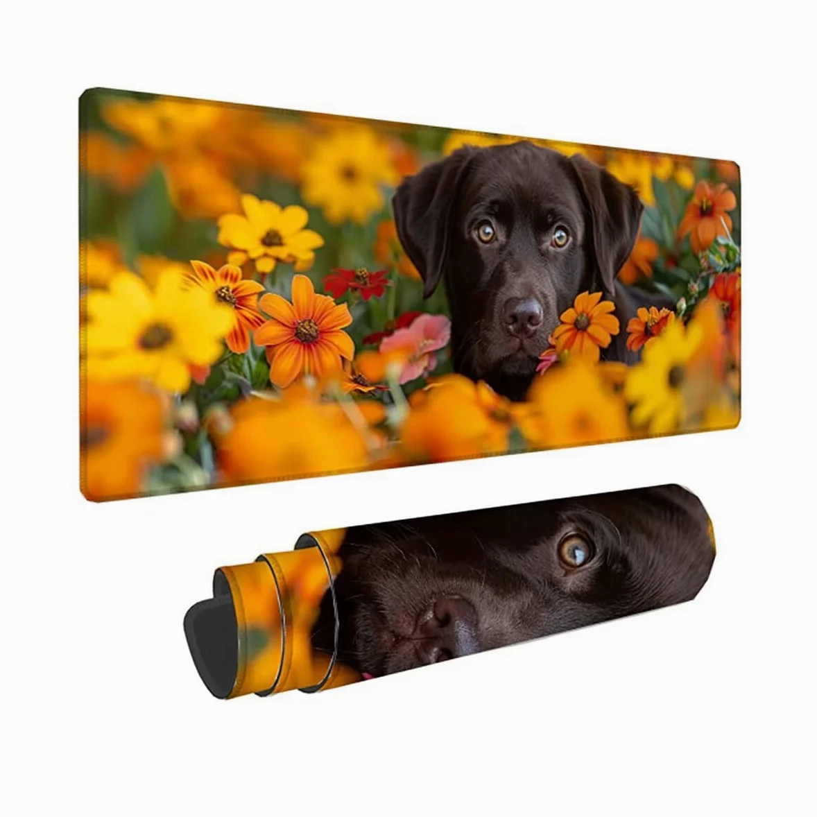 Tappetino per Mouse Gaming XXL 1200x600x3mm– Ufficio Mousepad Grande – Migliora la Velocità e la Precisione Tenuta Stabile Sottomano per Ufficio e Casa Accessori Scrivania Cane PjY12069 N-U