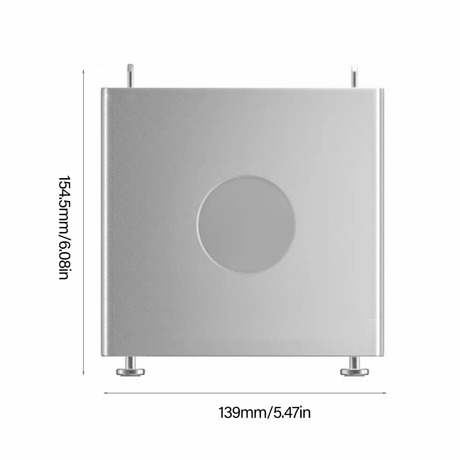 Supporto compatto verticale per laptop MiniM4 con design antiscivolo e supporto verticale salvaspazio efficiente per raffreddamento
