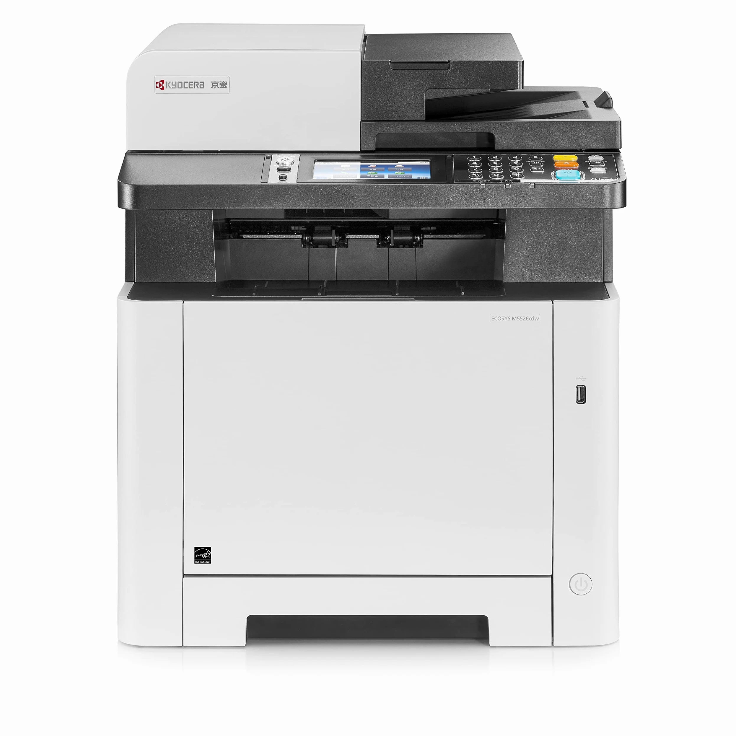 Kyocera Ecosys M5526cdw Stampante Wi-Fi Laser Multifunzione: Stampa, Fotocopia, Scanner, Fax. Mobile Print via Smartphone (Ricondizionato)