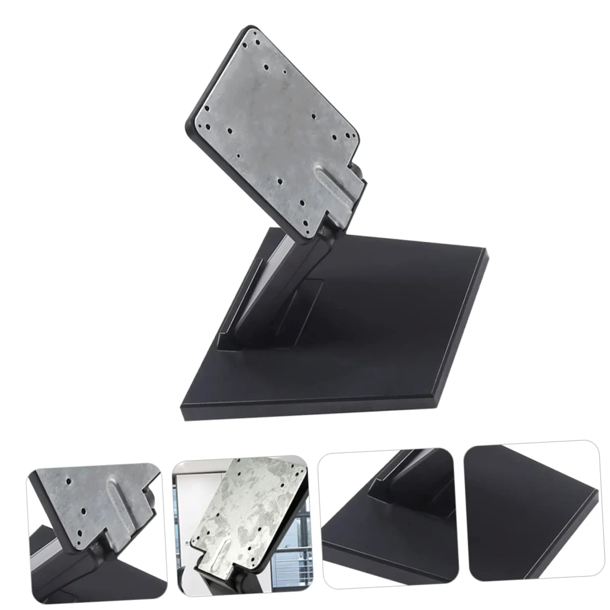 jojofuny Supporto per Monitor Base Stabile per Monitor LCD Staffa in Ferro per Computer Altezza per Ufficio Studio