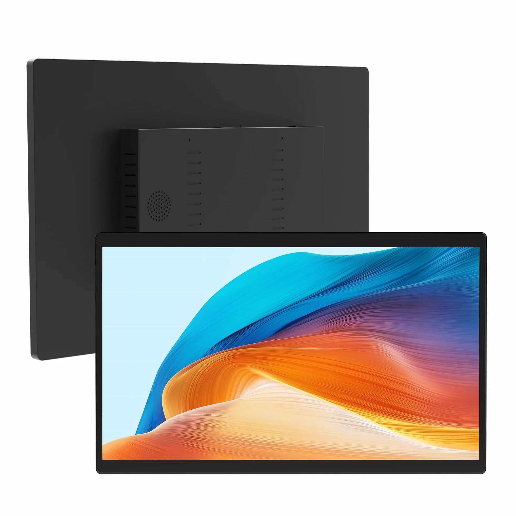 Industrie Panel PC-HEIGAOLAPC Industriale Touchscreen Pannello PC 15.6” RK3399 4GB RAM 64GB ROM, Android 12 Fanless Touchscreen Monitor All in One 1920*1080 IPS, USB3,0, USB2,0, HDMI2,0, Type-C, RJ45