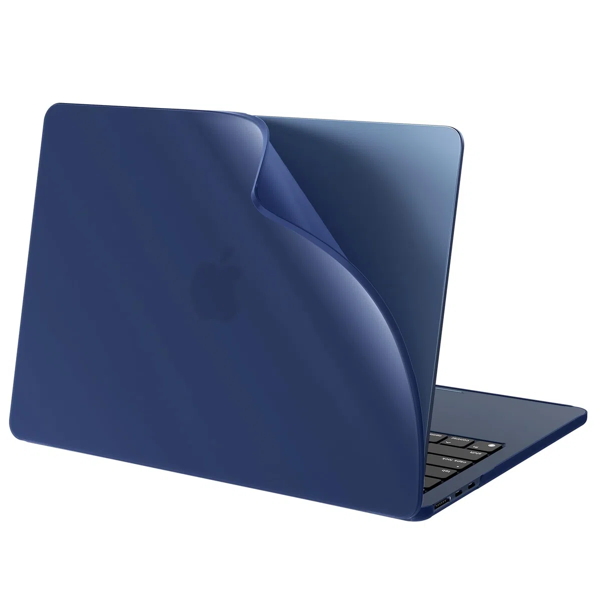 BlueSwan Custodia Compatibile con Cover MacBook Air 13 M5 2026 M4 2025 M3 2024 M2 2022 Mac Book Air 13,6 Pollici Laptop PP Case A3449 A3113 A3240 Resistente ai Graffi si Bene - Opaco Blu Mezzanotte