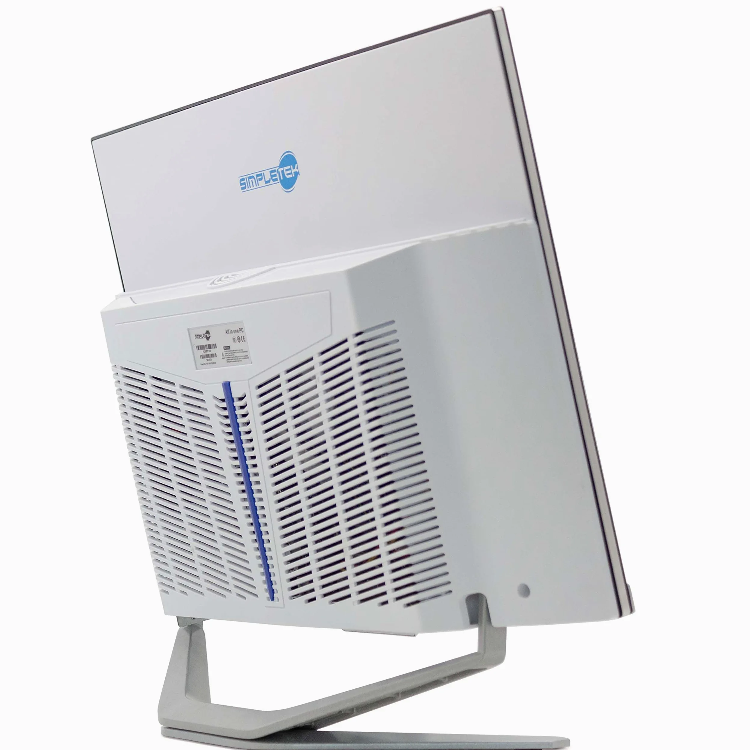 SIMPLETEK - PC All in One con Schermo Curvo 24" Core i7 | Scheda Video AMD Radeon RX550 da 4GB | Windows 11 | 16GB RAM SSD 960GB | Ideale per Editing Video, Gaming, Lavoro