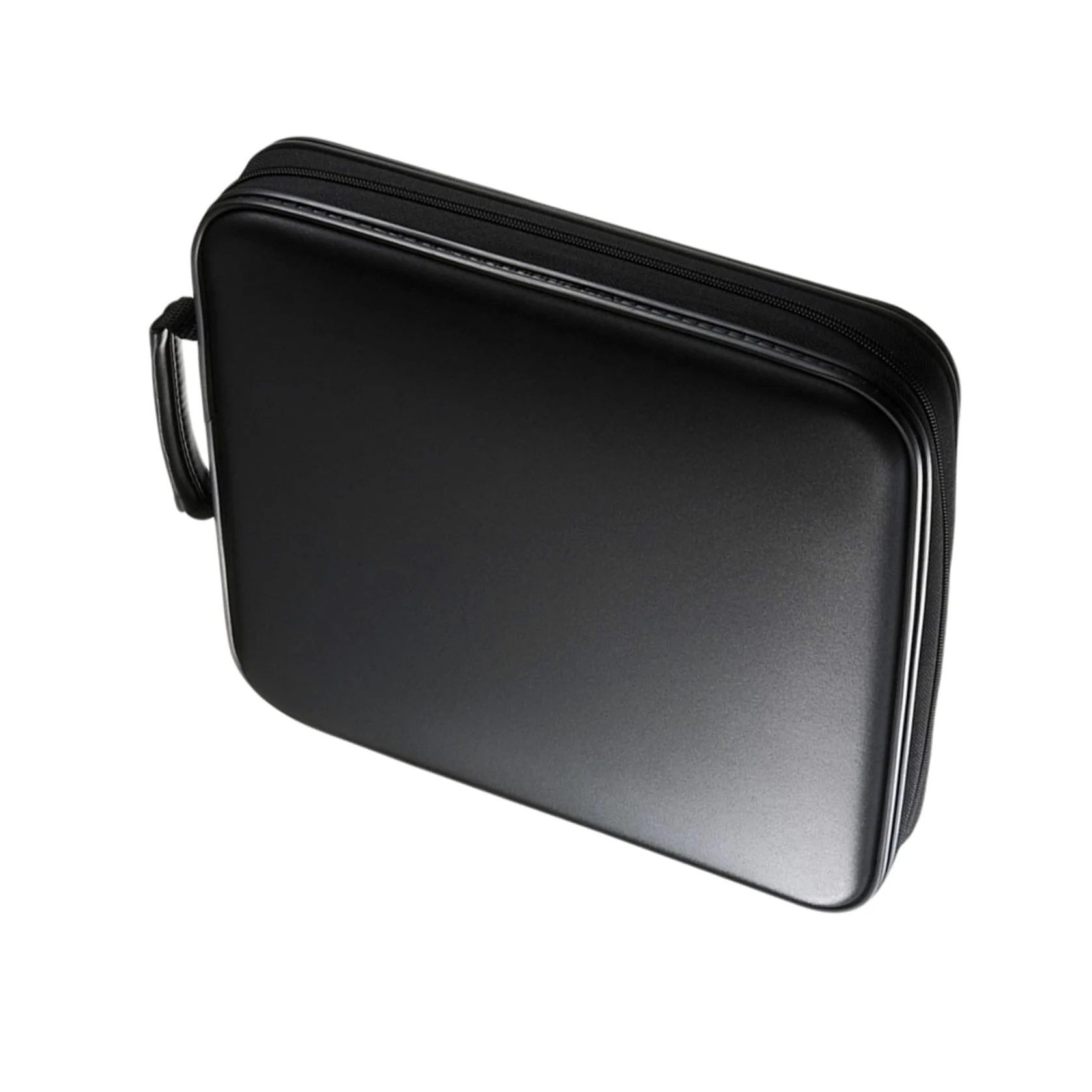 TOYANDONA Custodia Rigida per CD e Dvd Capacità 160 Dischi Organizer Portatile Rivestimento Interno Anti-Graffio e Maniglia Custodia Protettiva Resistente in PP per Trasporto Facile