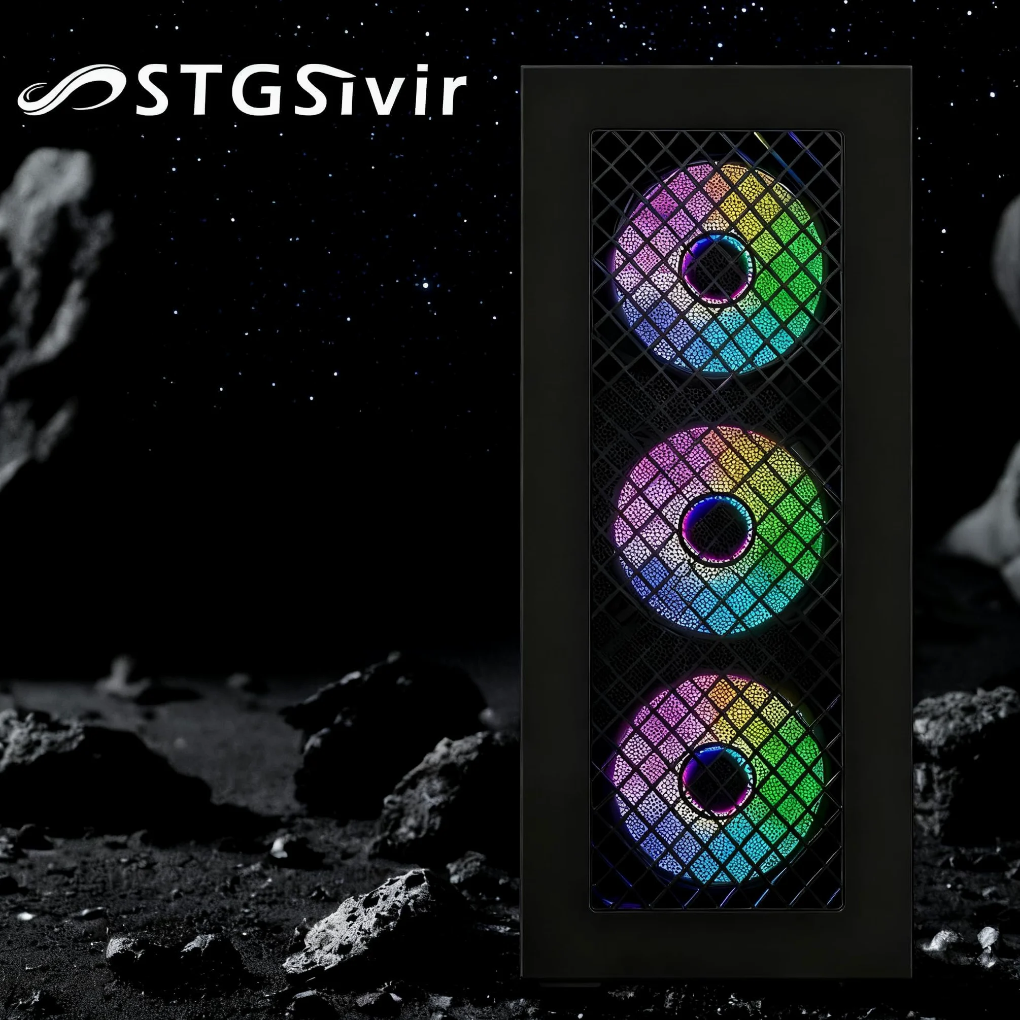 STGSivir PC Gaming Fisso, Computer Gaming, Core i7 8 gen fino a 4.1 GHz • Nvidia RTX 2060 Super 8GB GDDR6 • 32GB DDR4 RAM • 1TB SSD • WiFi 6 • BT • Windows 11 Pro
