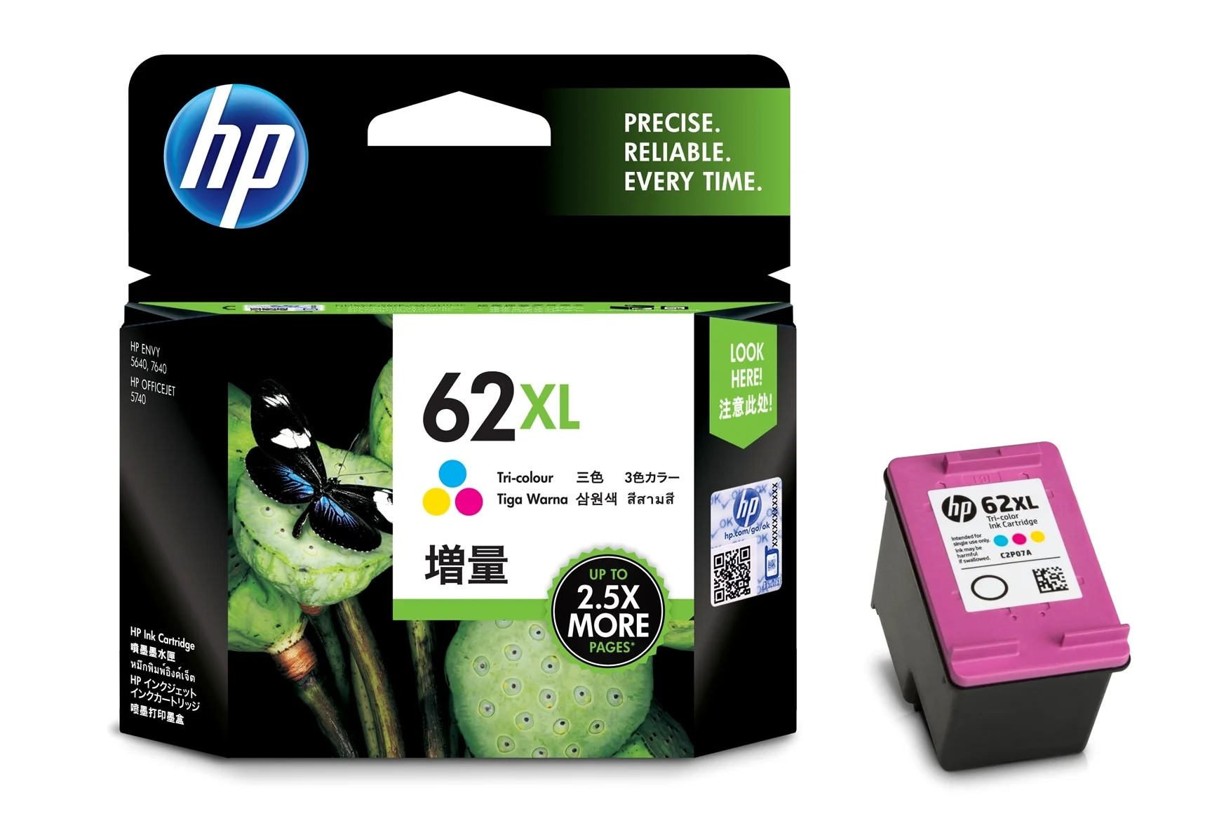 HP 62XL - Cartuccia d'inchiostro originale ad alta capacità