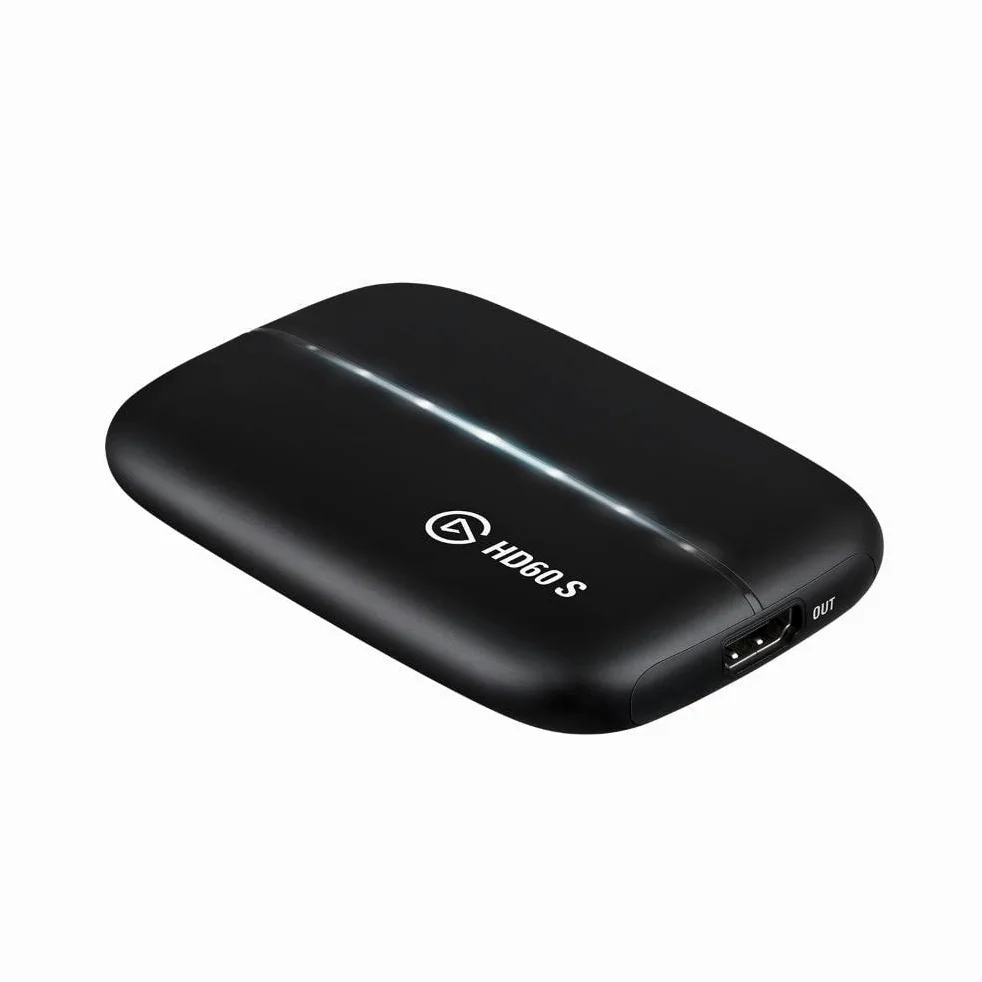Elgato Game Capture HD60 S Dispositivo di Registratore Giochi Invia in Streaming, Registra e Condividi il Gameplay a 1080p60 per PlayStation 4, Xbox One, Nintendo Switch, USB 3.0, Nero, 10 cm