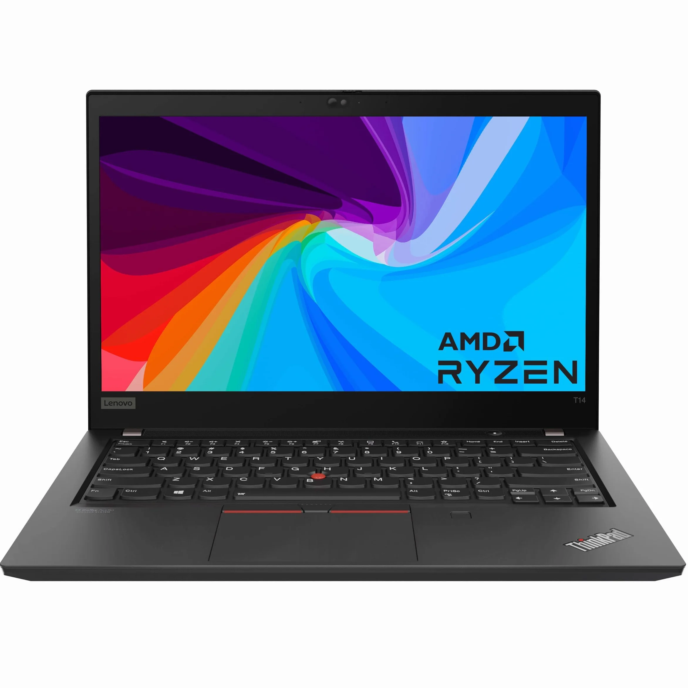 Lenovo Thinkpad T14 Gen 2 Business Laptop, 14" FHD (1920 x 1080), AMD Ryzen 5 Pro 5650U, 16 GB RAM, SSD da 512 GB, tastiera US QWERTY Windows 11 Pro (ricondizionato)