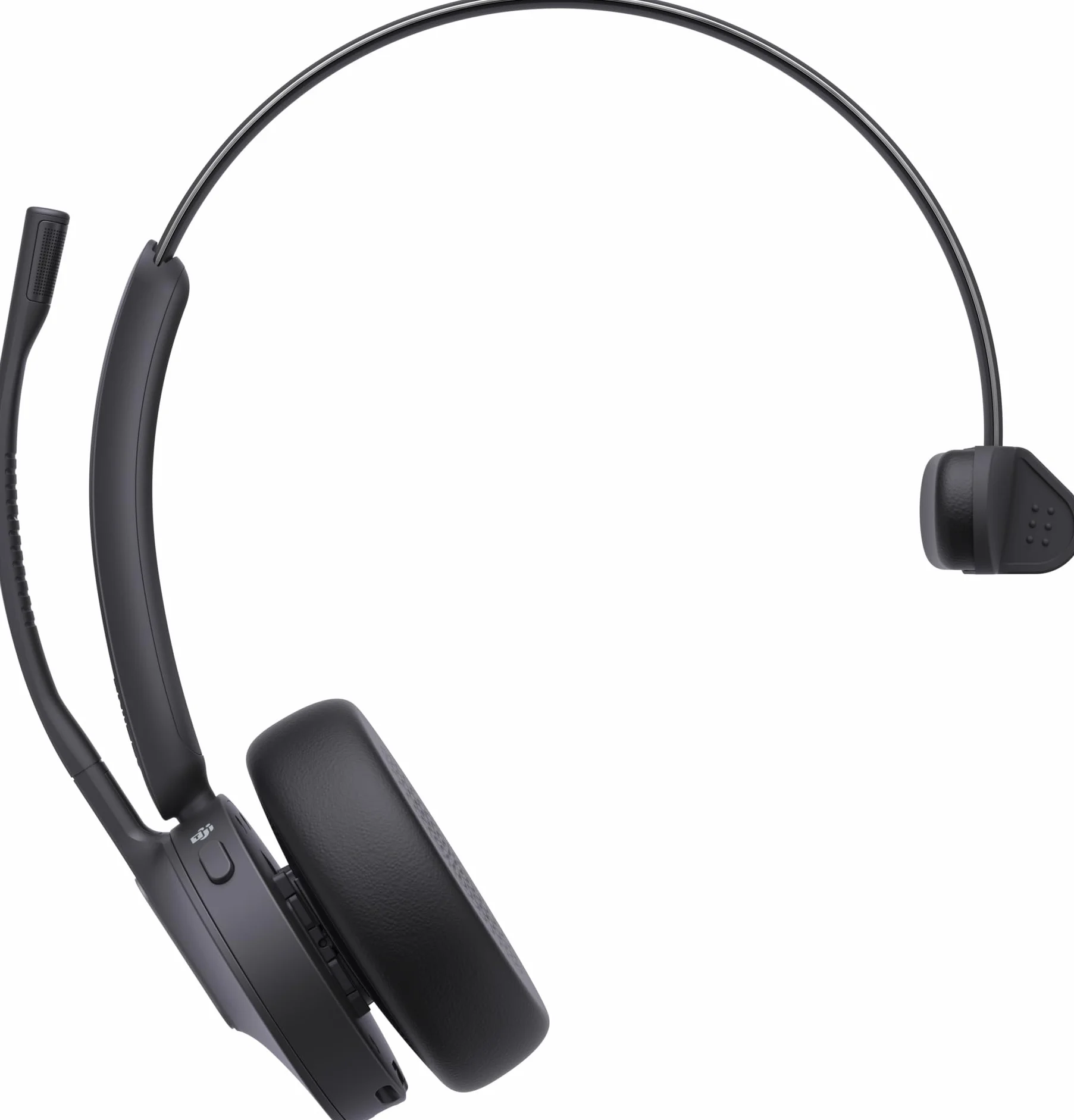 Yealink WH64 Mono Teams - Cuffie con stazione base, ideale per Microsoft Teams, comodo design con orecchio, riduzione del rumore, porta USB