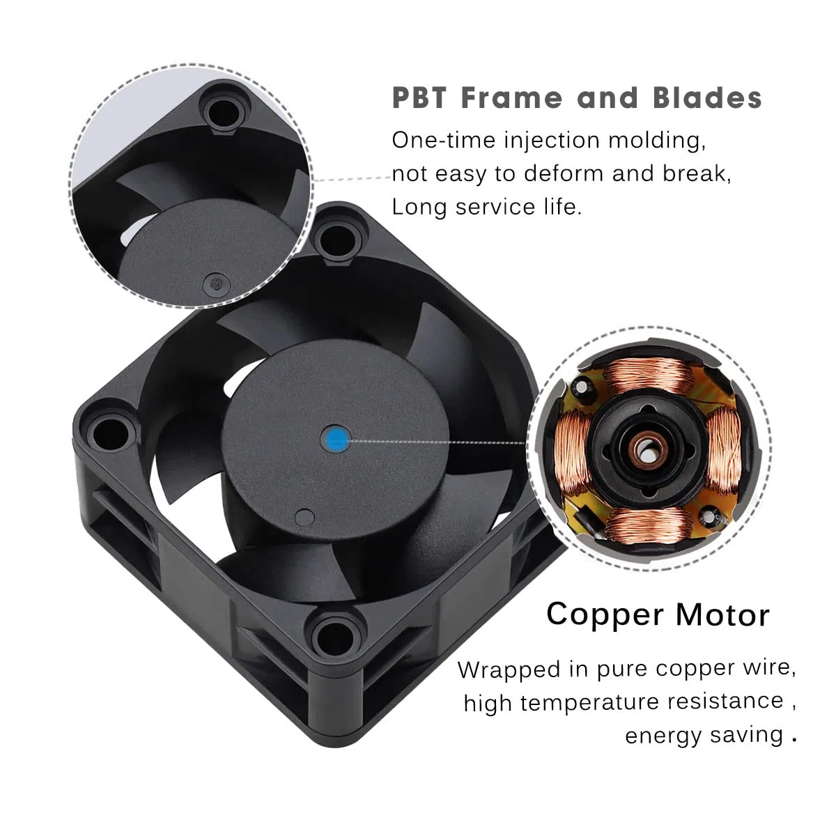 DC 12V 40mm x 20mm Ventola di raffreddamento 3-Pin Brushless Fan Cooler Mini dissipatore di calore