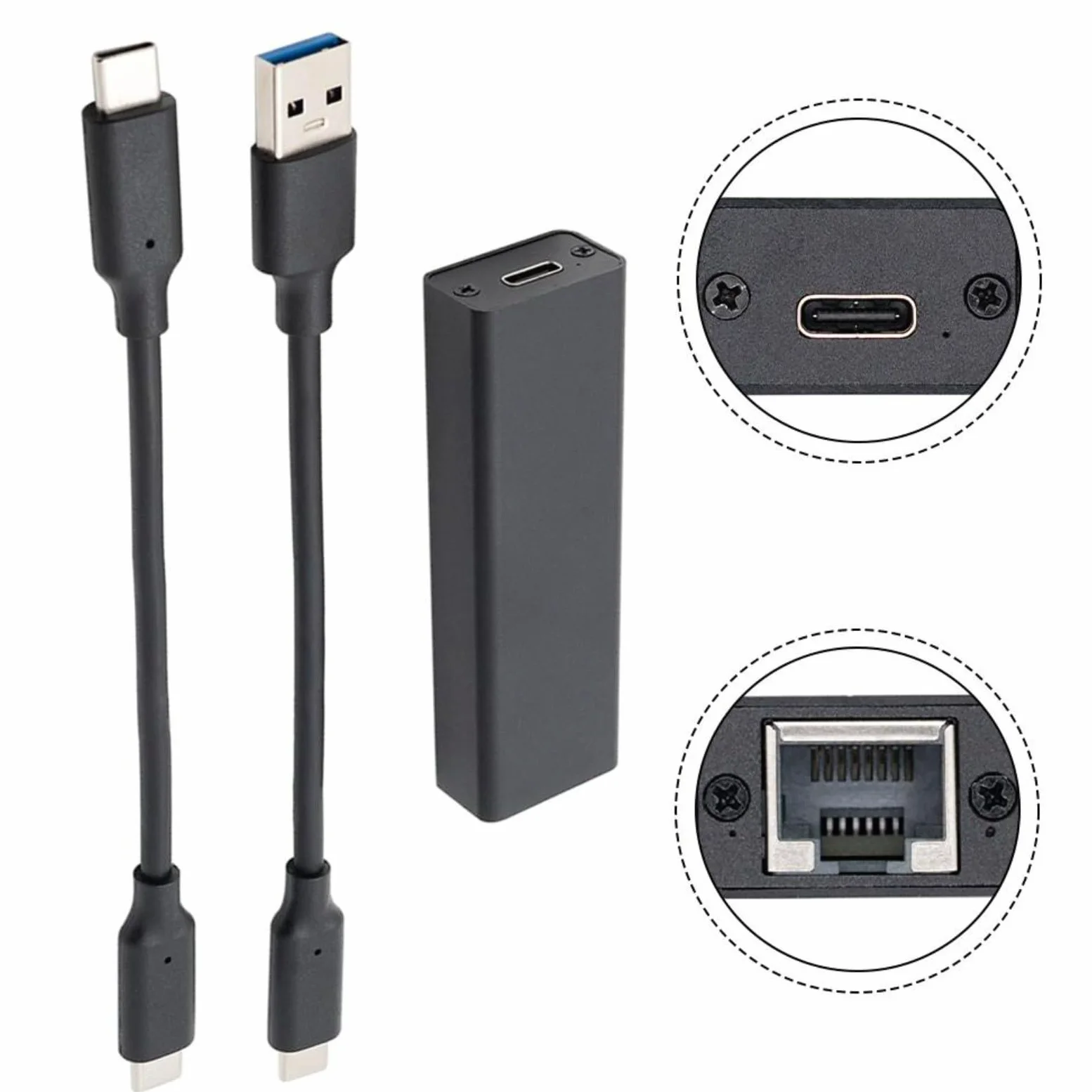 Usb 32 A 5Gbe Adattatore di Rete Con Realtek Rtl8157 Chip Per Windows per MAC per LINUX Supporto 5Gbps Connessione Ethernet Ad Alta Velocità Per Viaggi di Lavoro