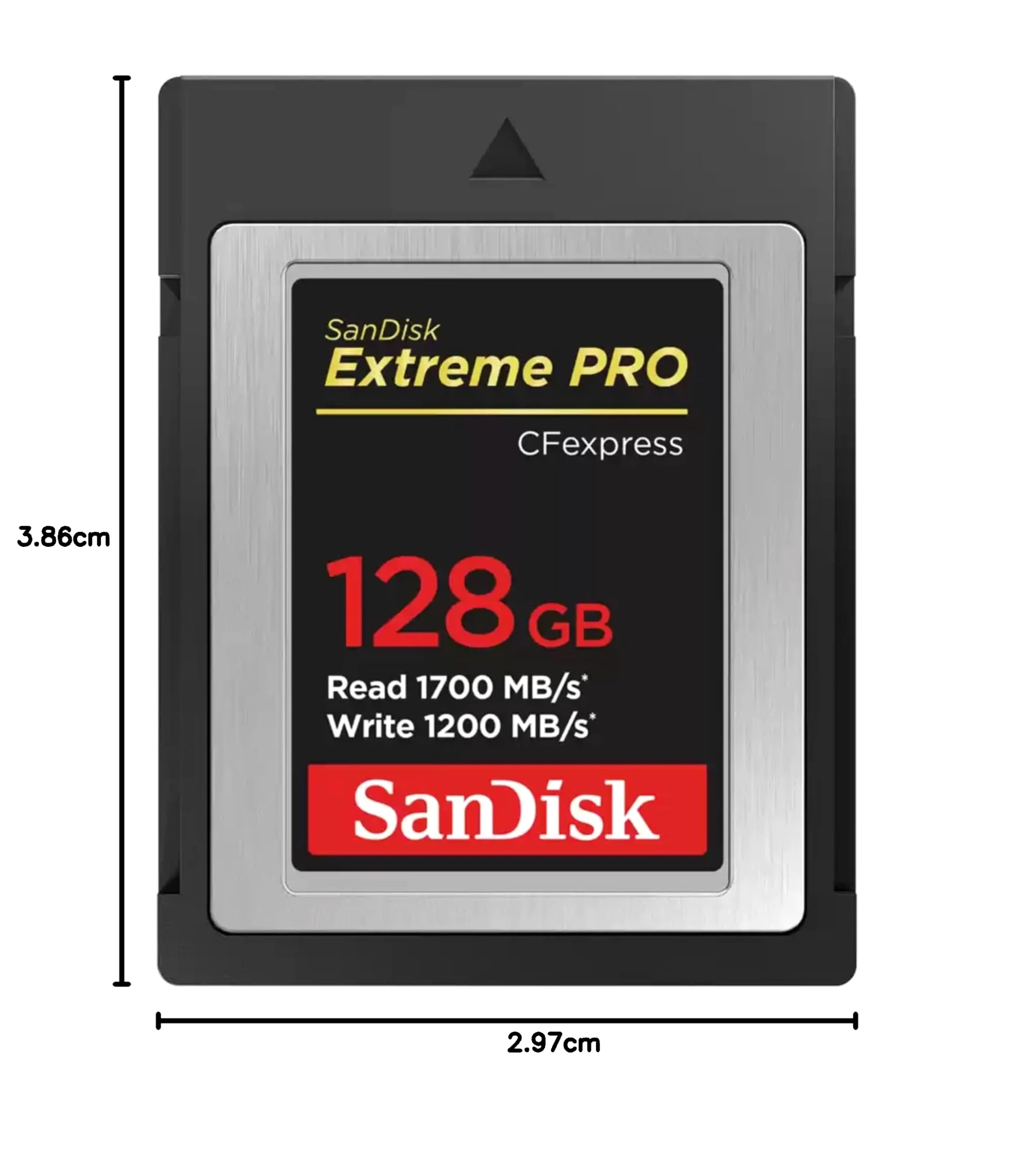 SanDisk Scheda Extreme PRO CFexpress Tipo B, 128 GB, fino a 1.700 MB/sec, per filmati RAW 4K