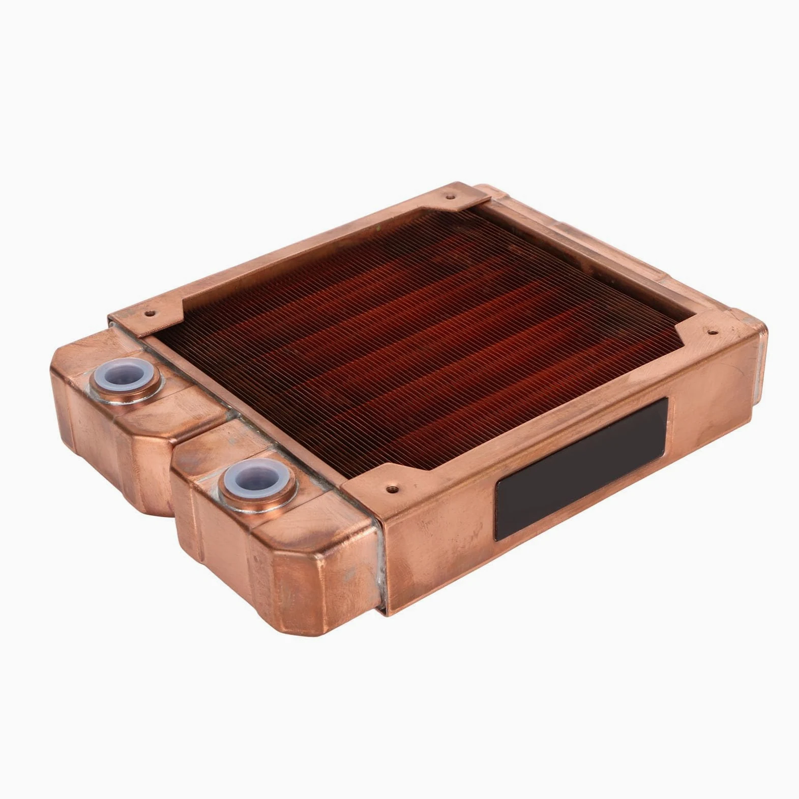 Raffreddamento Ad Acqua Rame Rosso 7mm Tubo Tondo 6 di Rame Alta Filettatura G1/4 Scambiatore di Calore Liquido per PC da Gioco Costruzioni di Computer