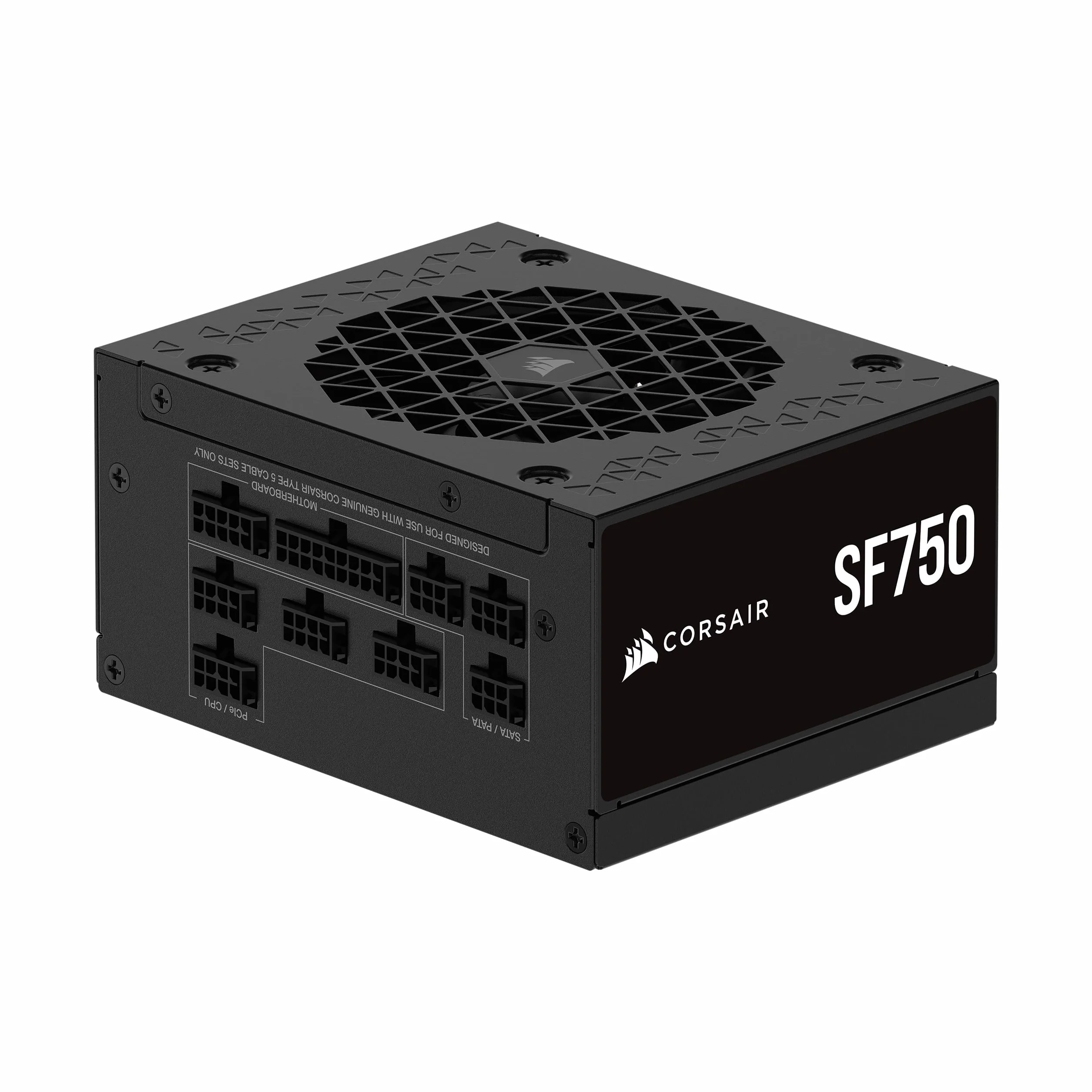 CORSAIR SF750 (2024) Alimentatore Completamente Modulare a Basso Rumore 80 PLUS Platinum – Conforme 3.1 – Predisposto per PCIe 5.1 – Staffa SFX-to-ATX Inclusa – Nero