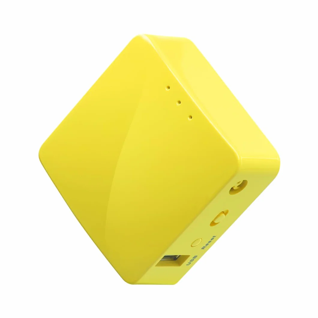 GL.iNet GL-MT300N-V2(Mango) Mini router WiFi VPN tascabile wireless portatile da viaggio - Punto di accesso/Extender/WDS | OpenWrt | 2 porte Ethernet | OpenVPN/WireguardVPN | USB 2.0 | 128 MB di RAM