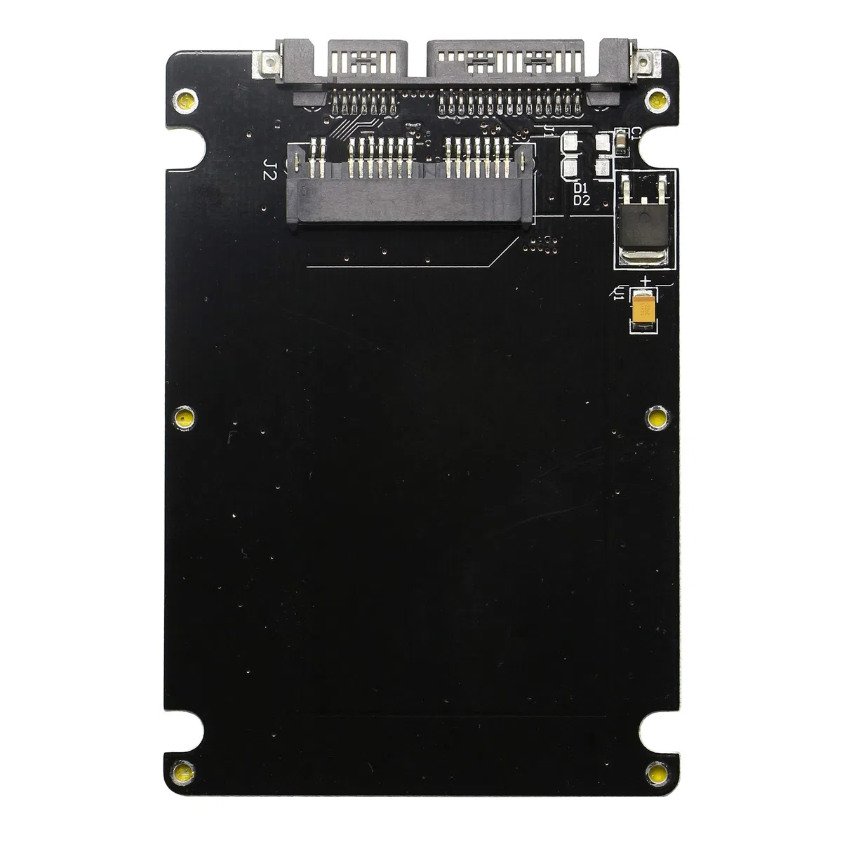 Scheda adattatore Micro SATA da 1,8 pollici a 2,5 pollici SATA con custodia - 16 pin femmina a 22 pin maschio per laptop e notebook SSD/HDD