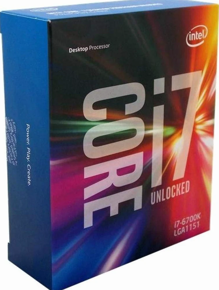 Intel Processore Core i7 6700K (4 GHz, 4 Core, 8 Thread, 8 MB di cache, Socket Box LGA1151) (Ricondizionato)