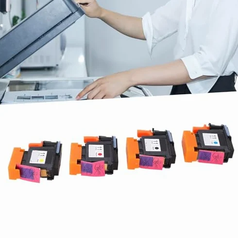 Sostituzione della Testina di Stampa Ad Alta Risoluzione per DesignJet 100 110 111 500 510 800 813 850 - Set di Testa della Stampante Giallo Ciano Magenta