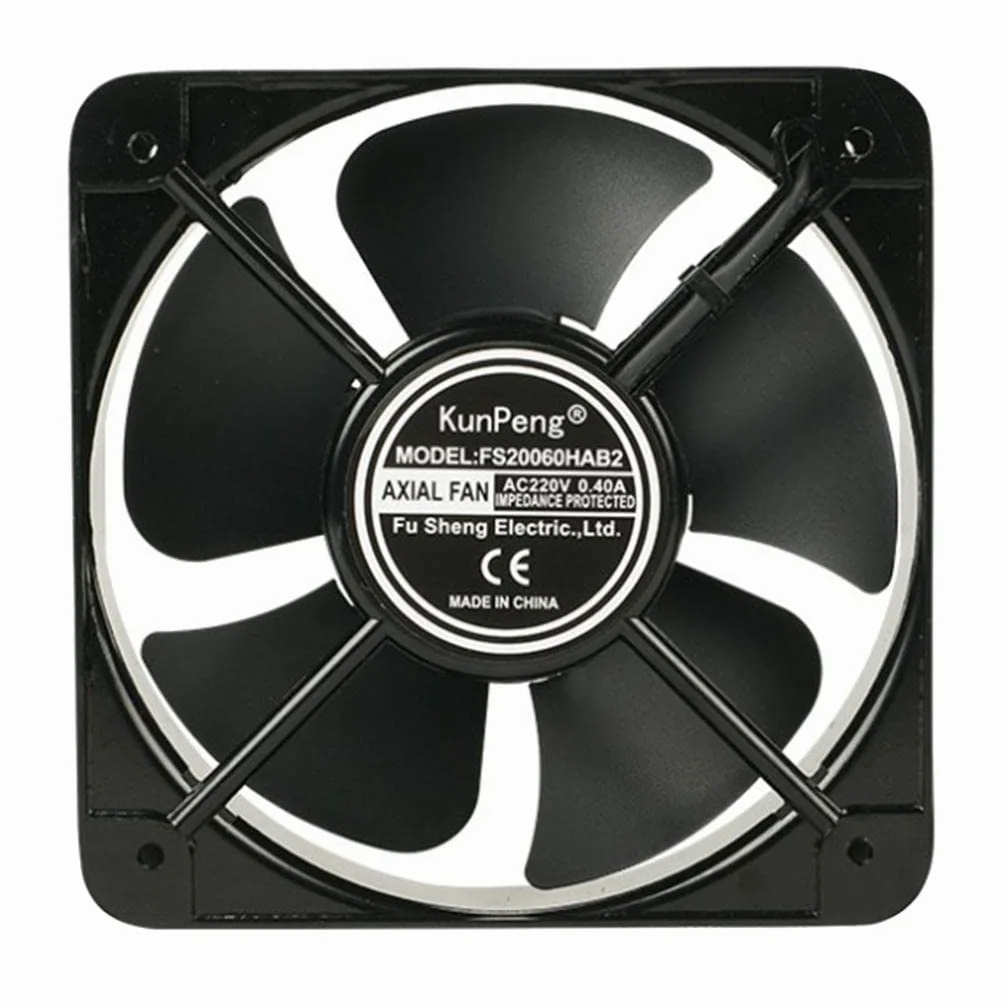 Almencla Ventola di Raffreddamento Industriale 220V 200x200x60mm, Avvio Rapido E Lunga Durata, Bassa Rumorosità