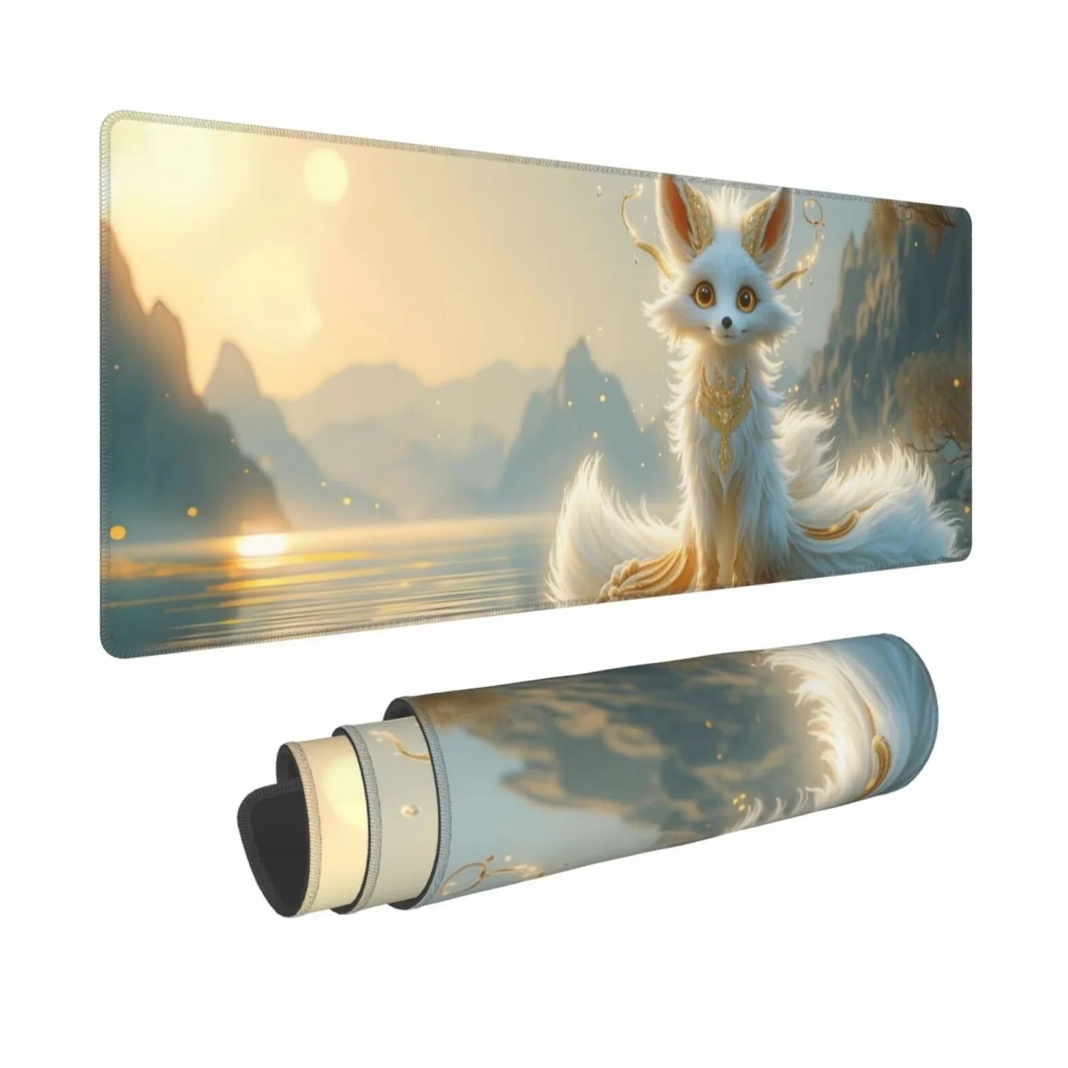 Tappetino Mouse, Tappetino Mouse Gaming Grande XXL 1500x800x3mm Tappetino Scrivania Mouse Pad, Base in Gomma Antiscivolo, Bordi Cuciti, Mousepad per Ufficio e Gaming (una persona astuta e cattiva R386